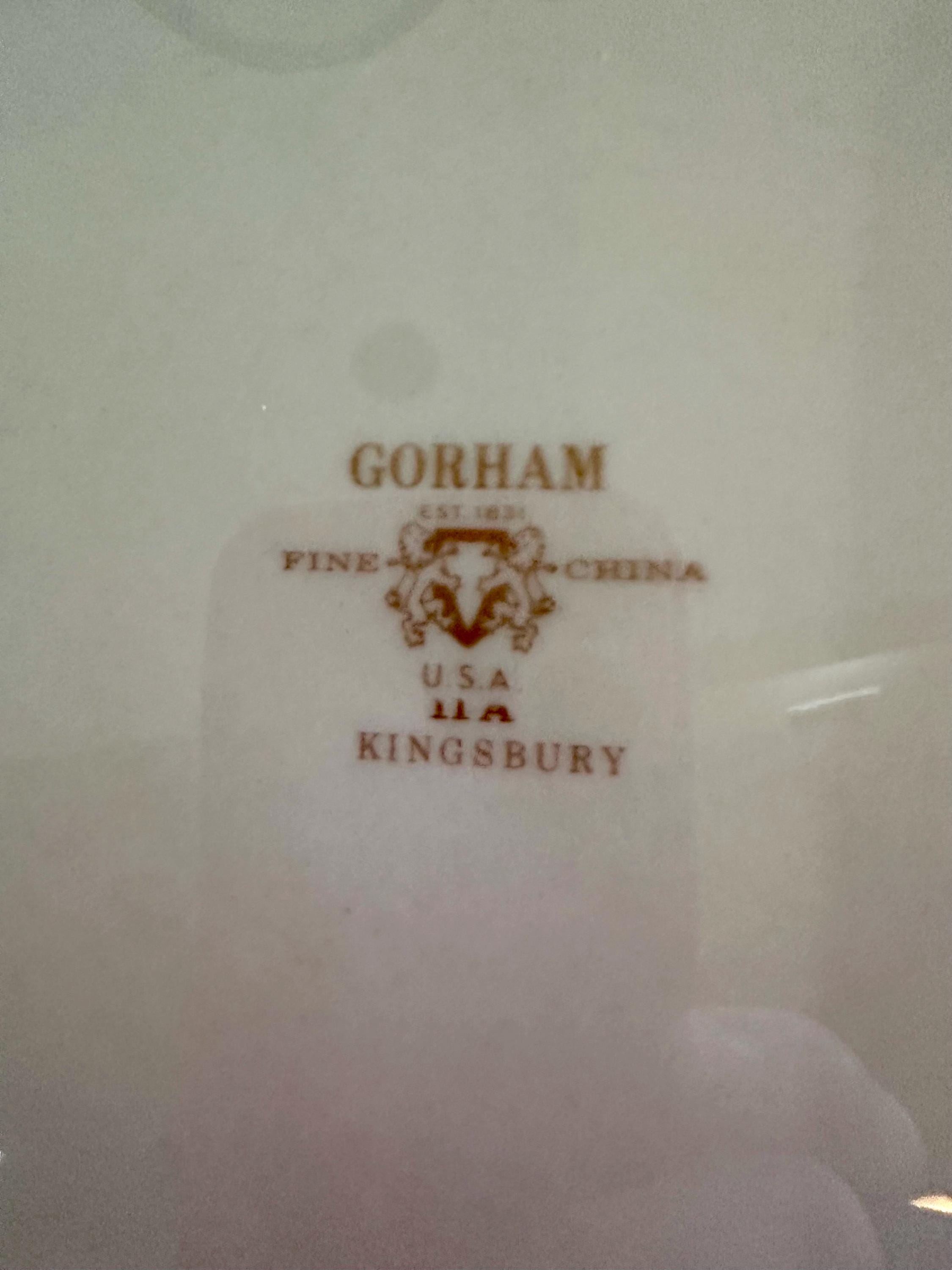 4 Gorham Kingsbury Dinner Plates