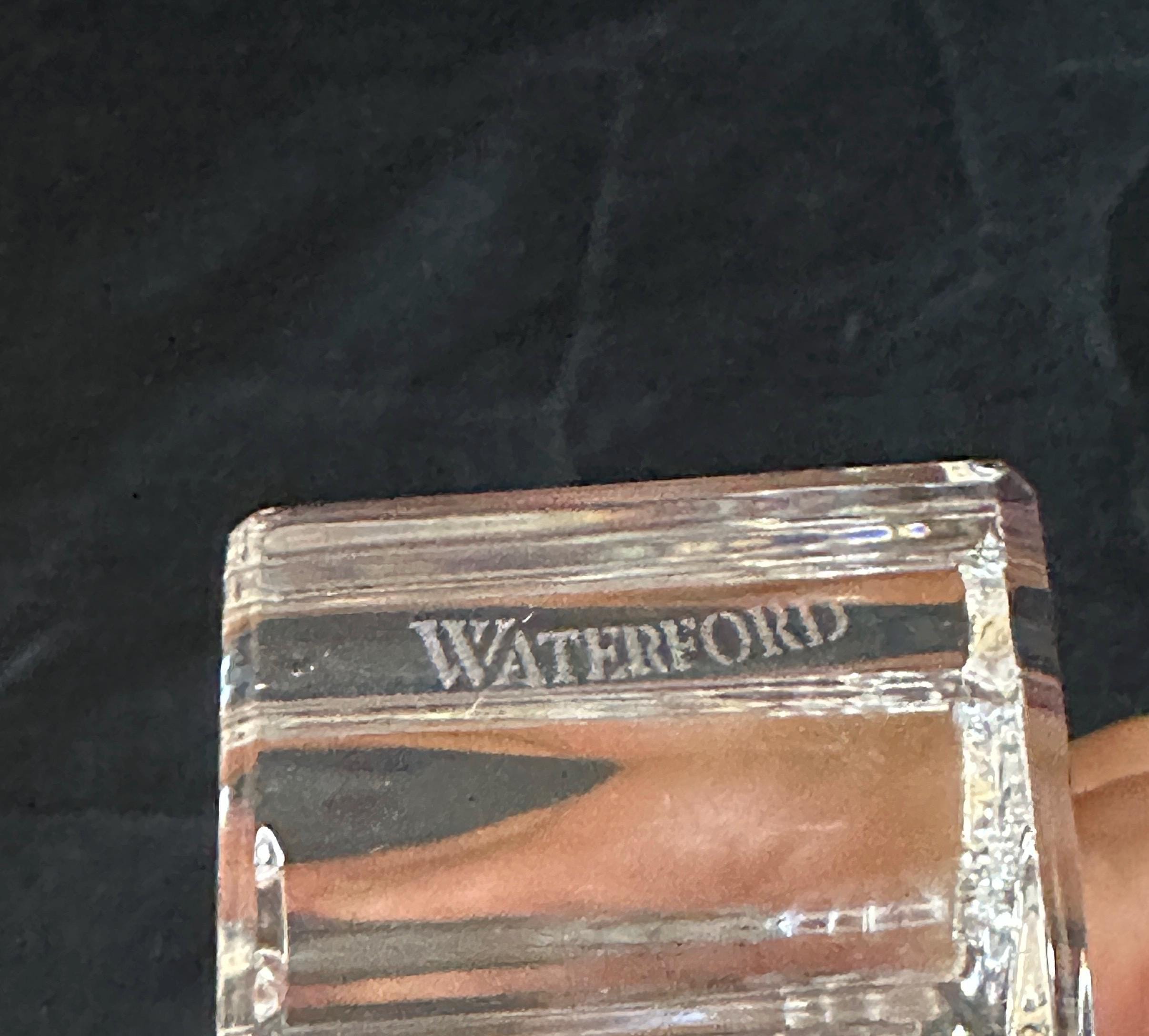 Waterford Crystal Paperweight Number One