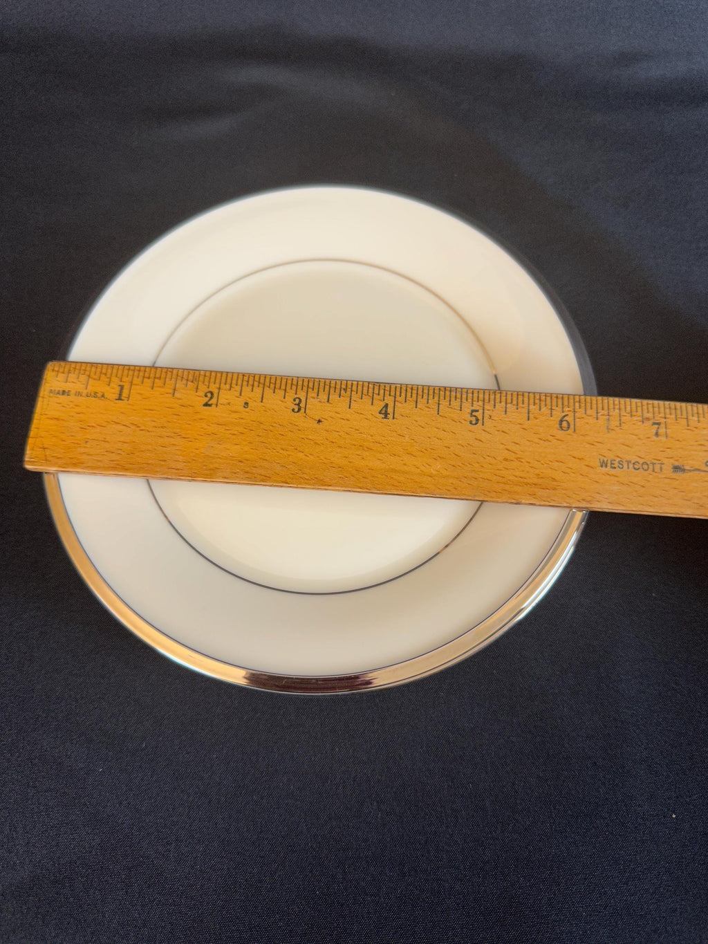 4 Lenox Solitaire Bread Plates