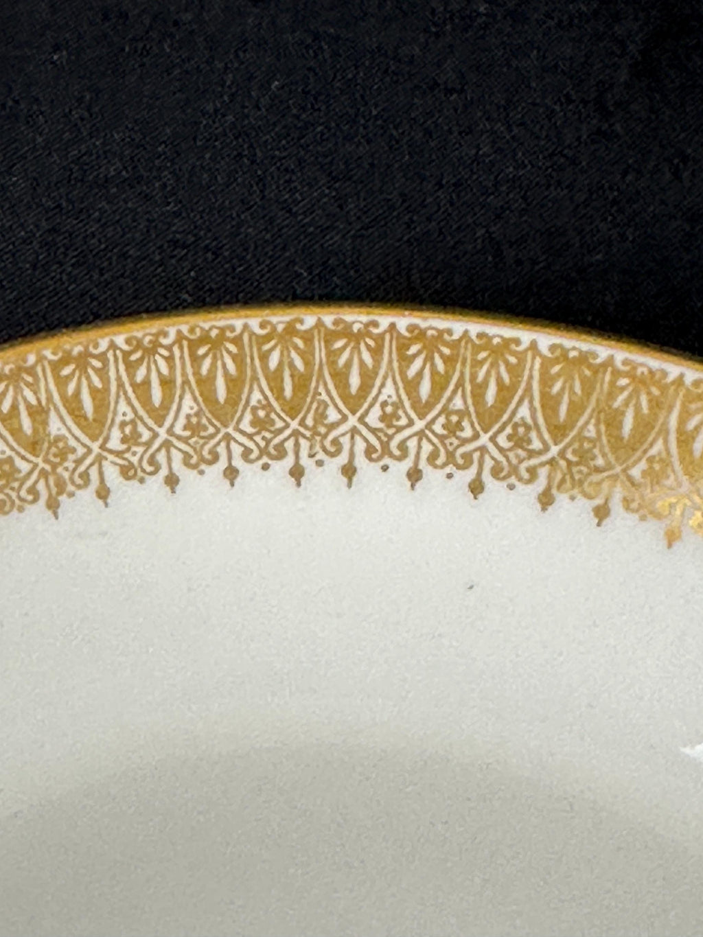 13 Limoges Union Ceramique Fruit Bowls Gold Filigree