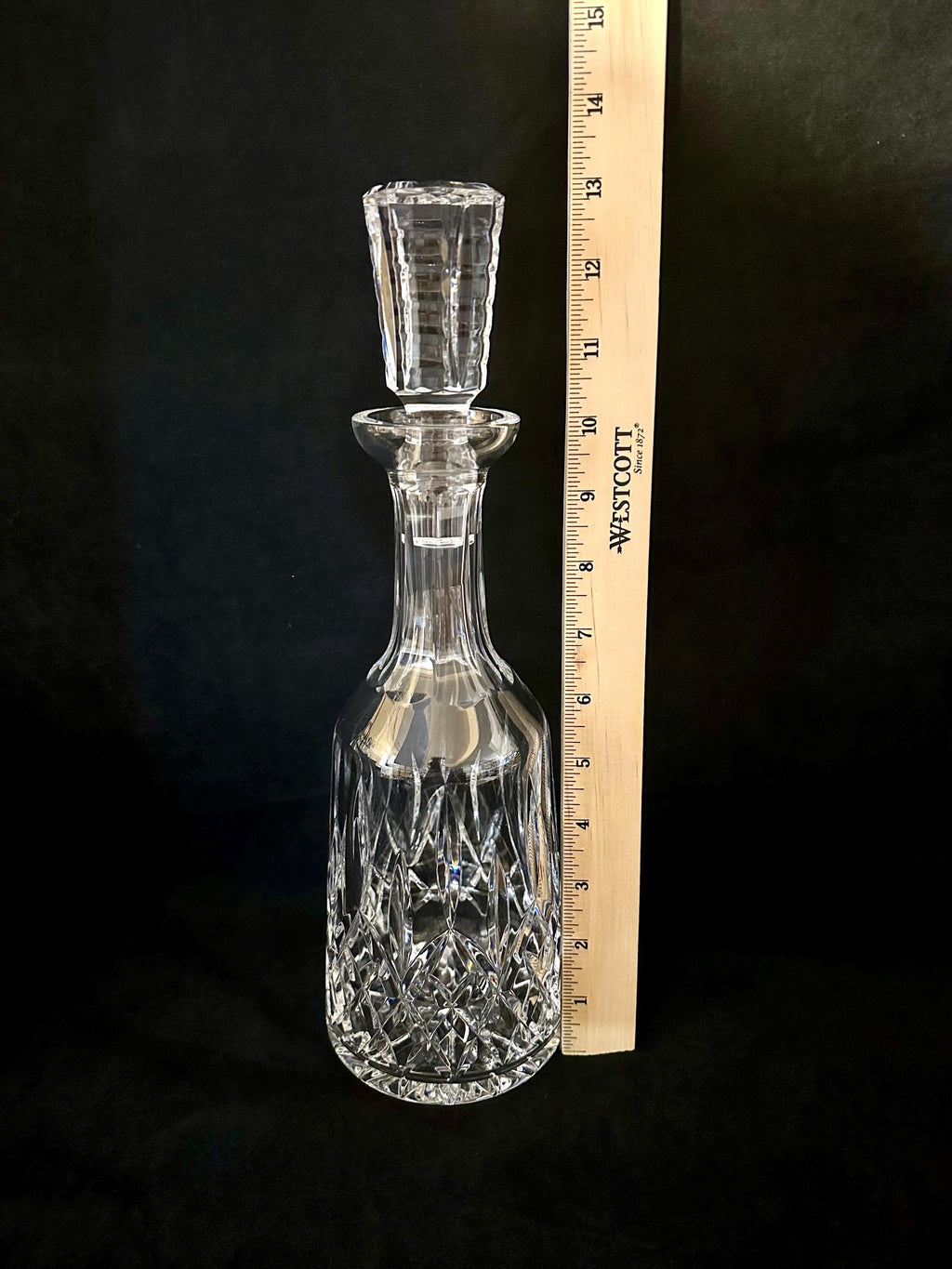 Tall Waterford Lismore Decanter