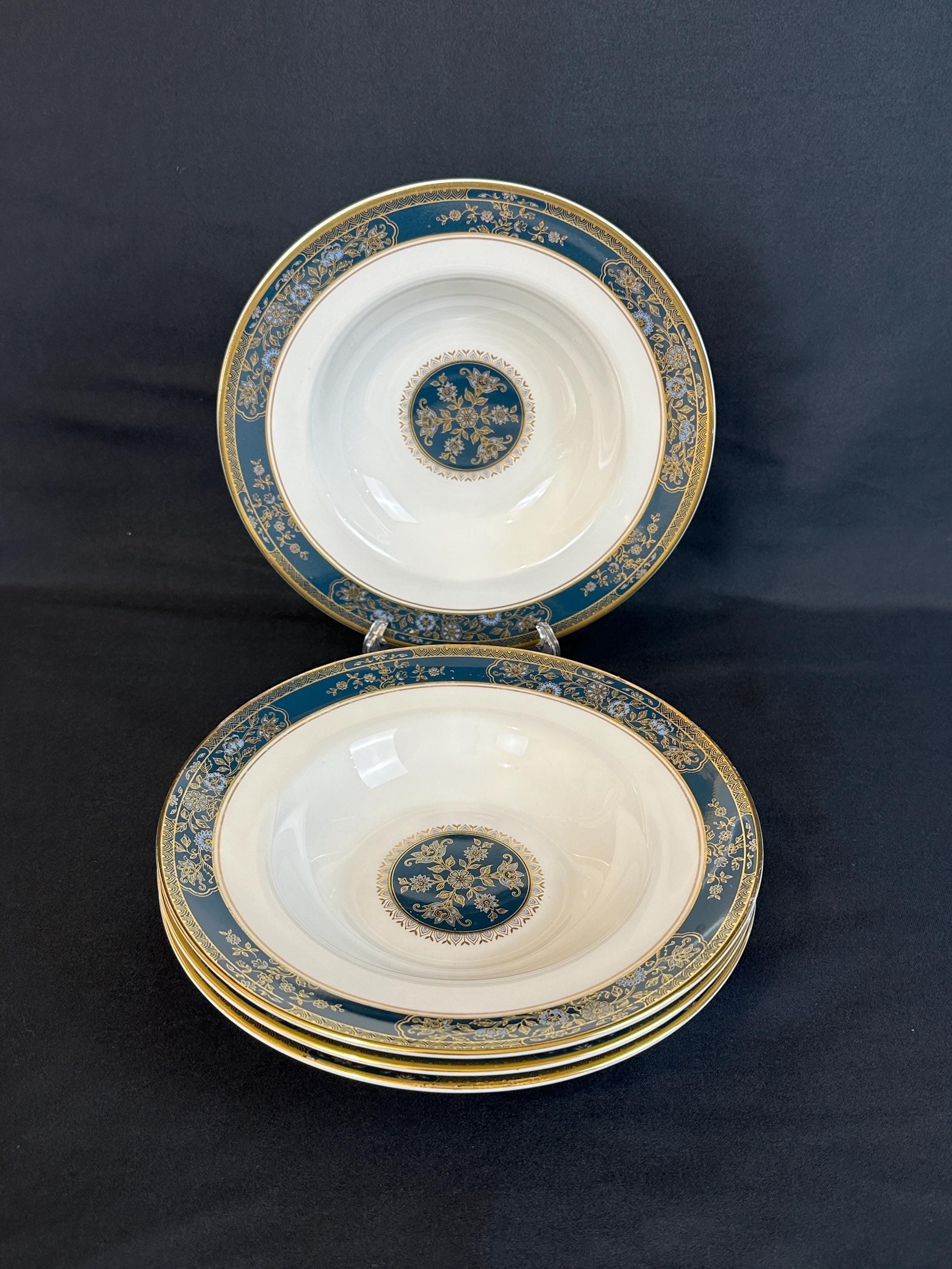 4 Royal Doulton Carlyle Soup Bowls