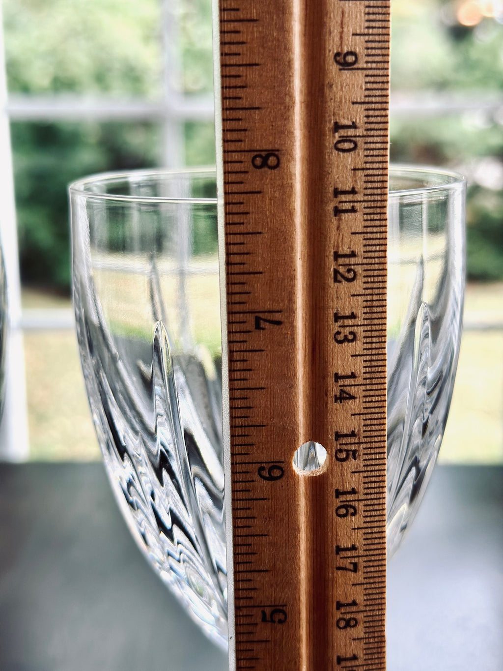 2 Lenox Crystal Clarity Water Goblets