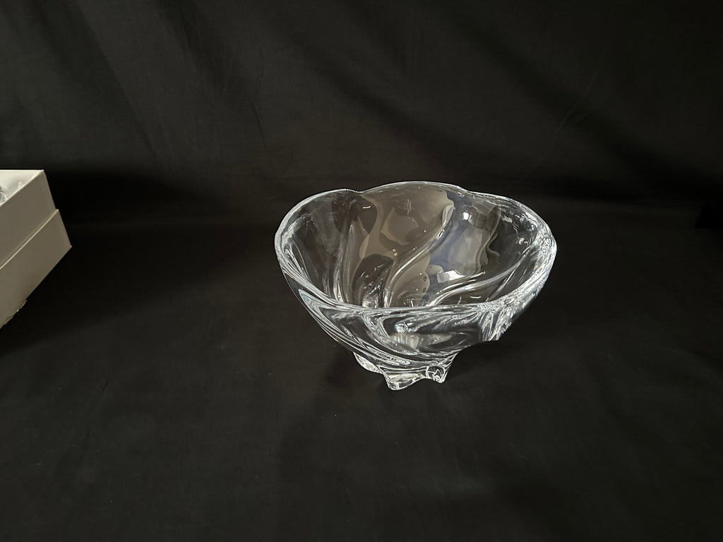 Holmegaaurd Vintage Crystal Art Glass Bowl