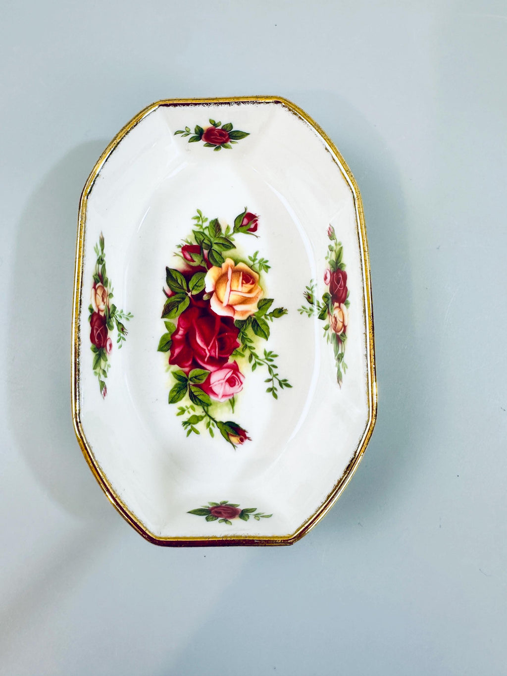 Royal Albert Old Country Roses Soap Dish Trinket Dish