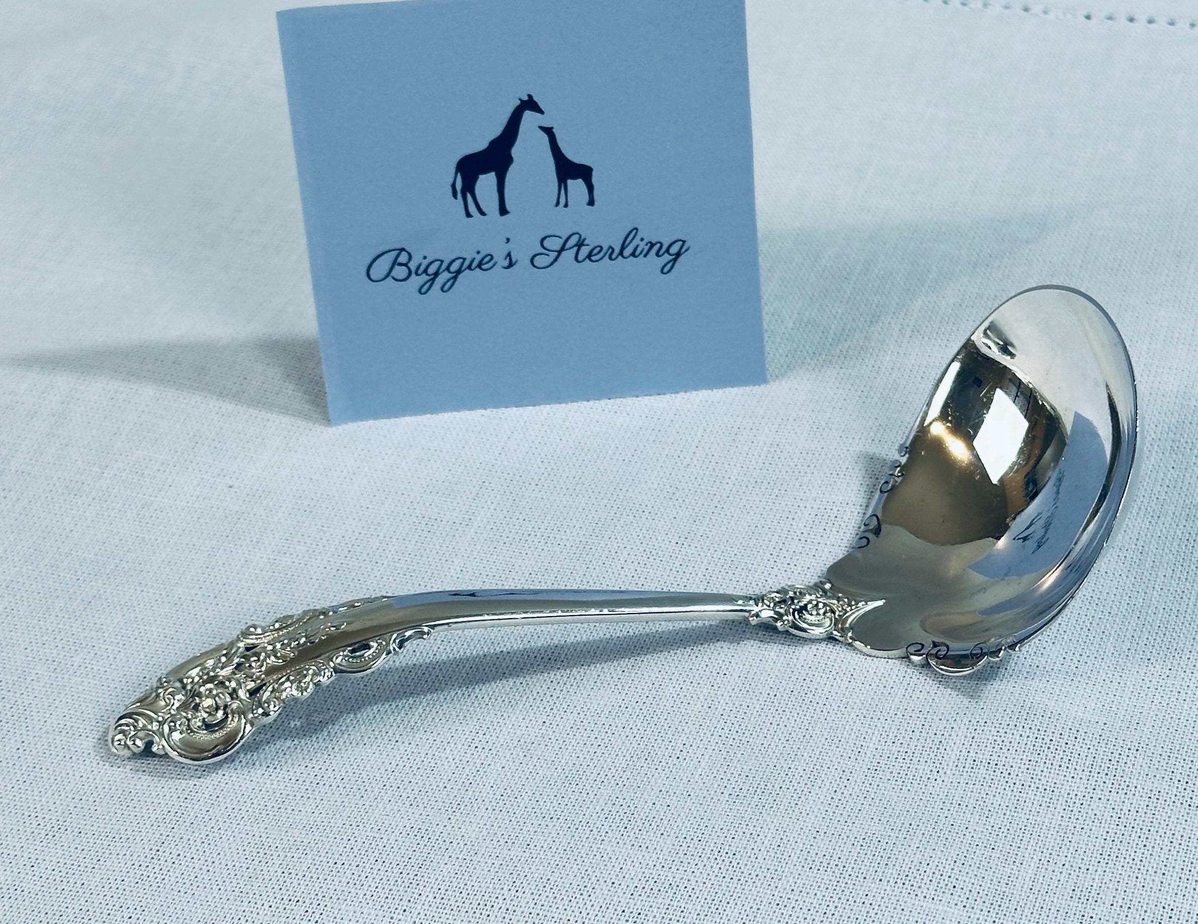 Wallace Grande Baroque Sterling Gravy Ladle