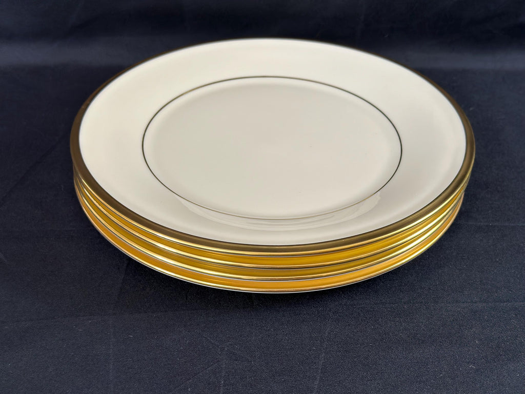 4 Lenox Eternal Salad Plates