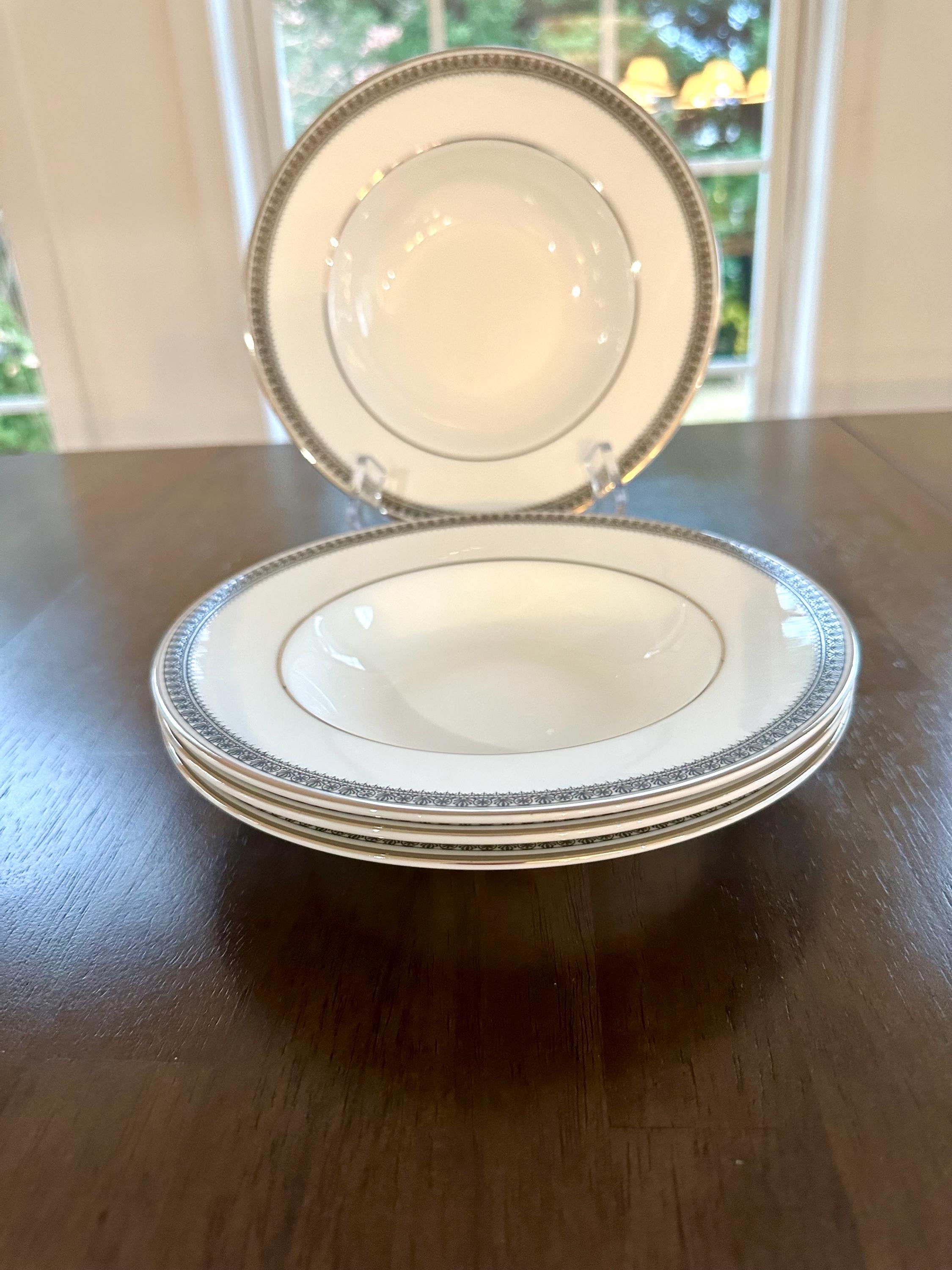 4 Royal Doulton Ravenswood Soup Bowls