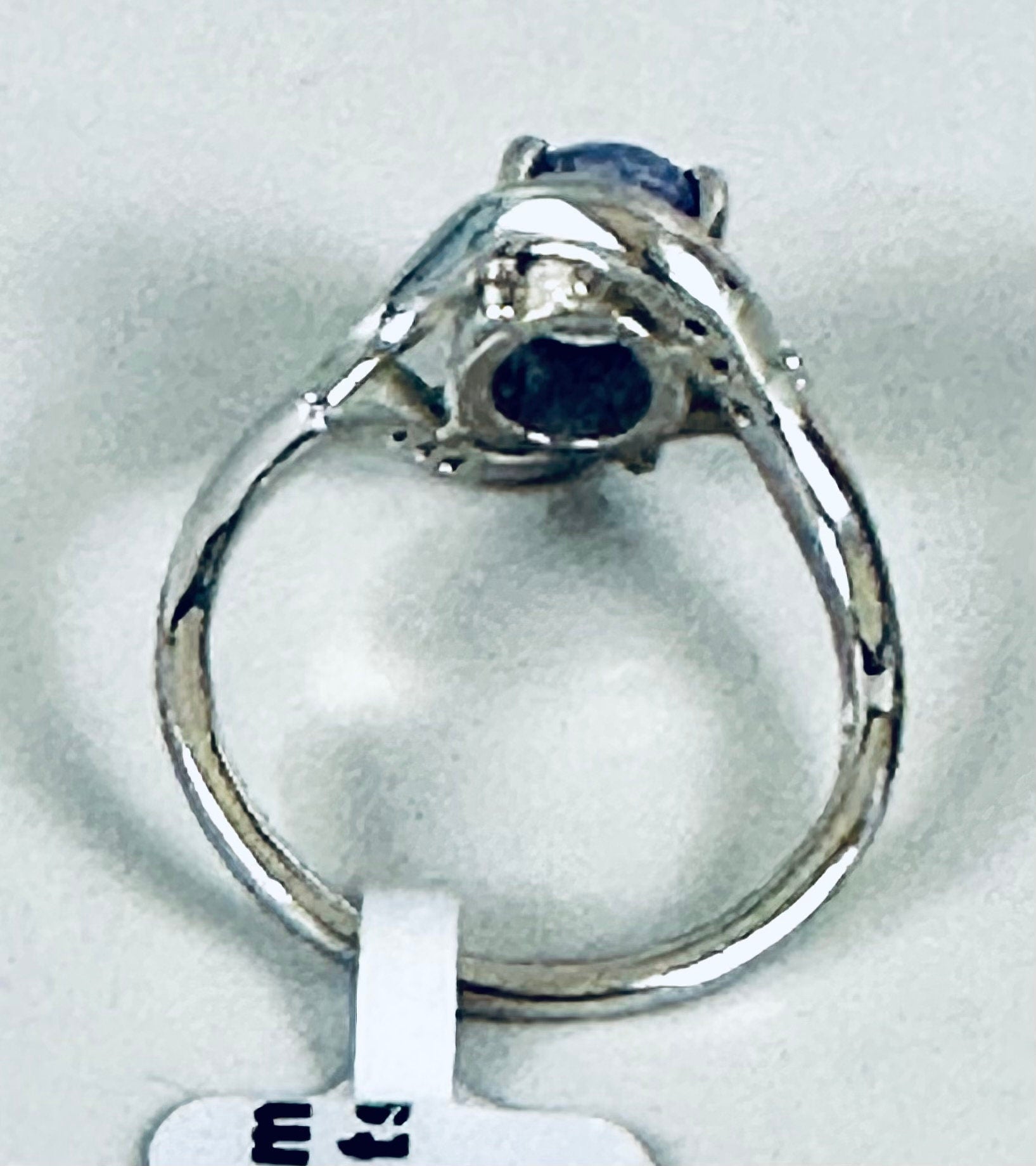 Tanzanite and Sterling Silver Ring