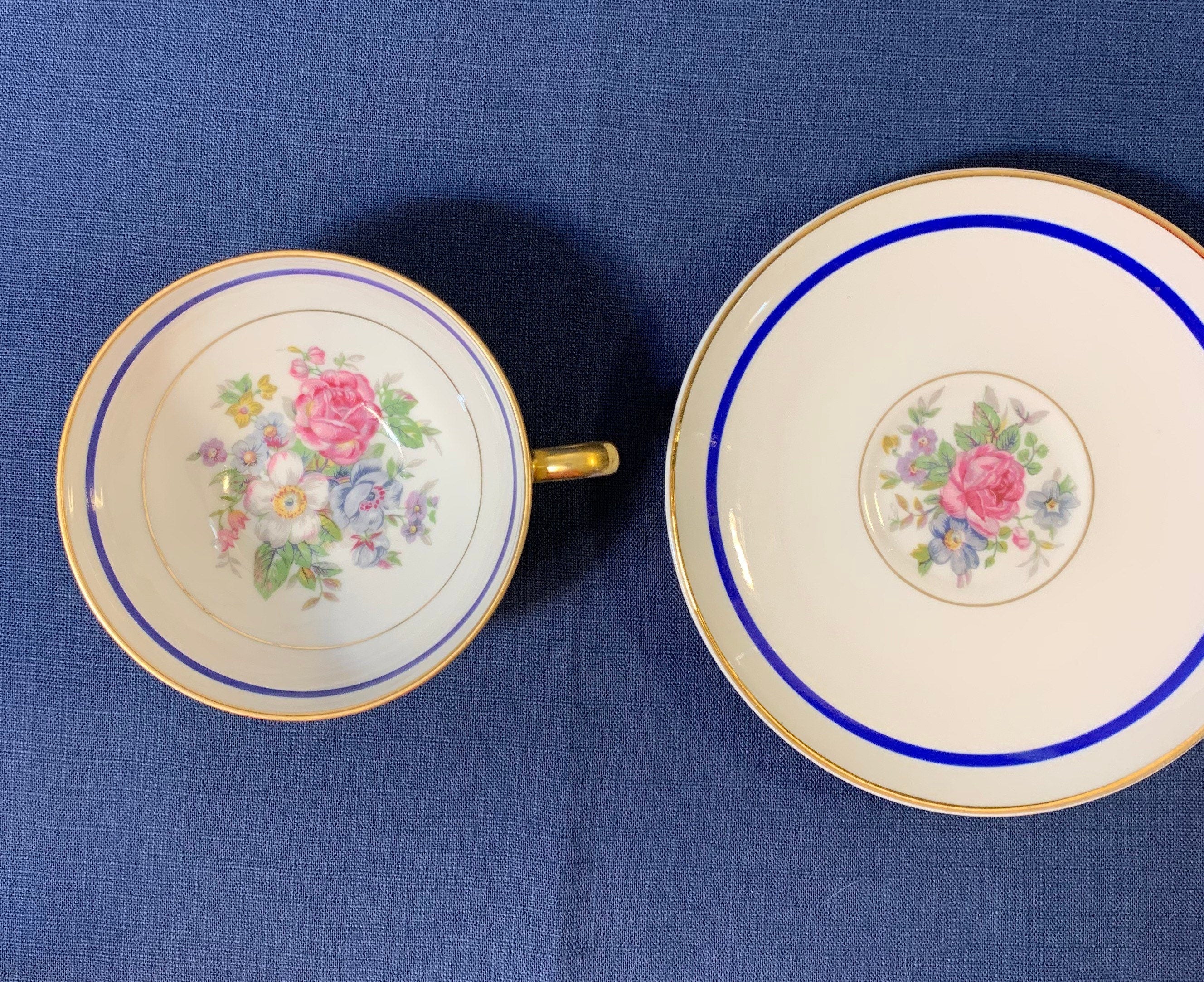 2 Ahrenfeldt Limoges Calais Teacups