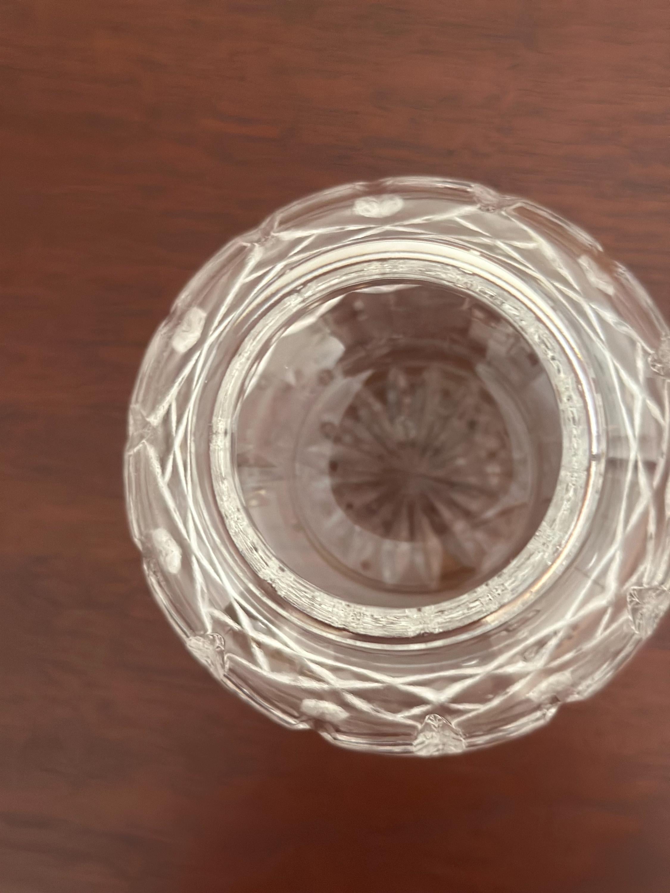 Rare Waterford Crystal Lismore Honey Pot