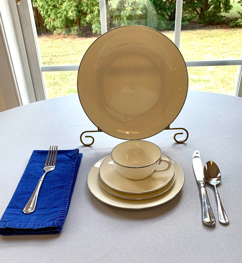 Lenox Olympia Platinum 5 Piece Place Settings