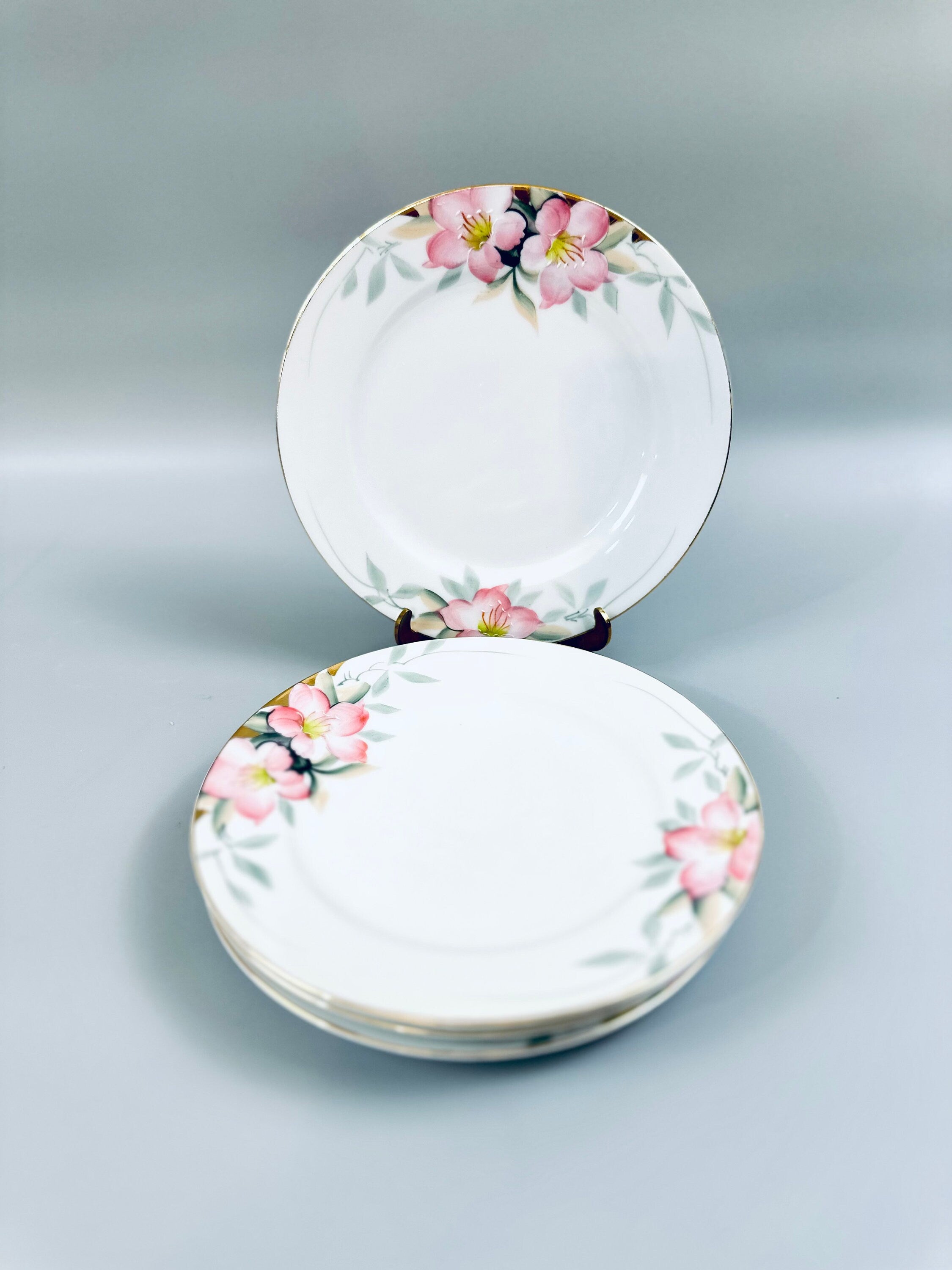 4 Noritake Azalea Bread Plates