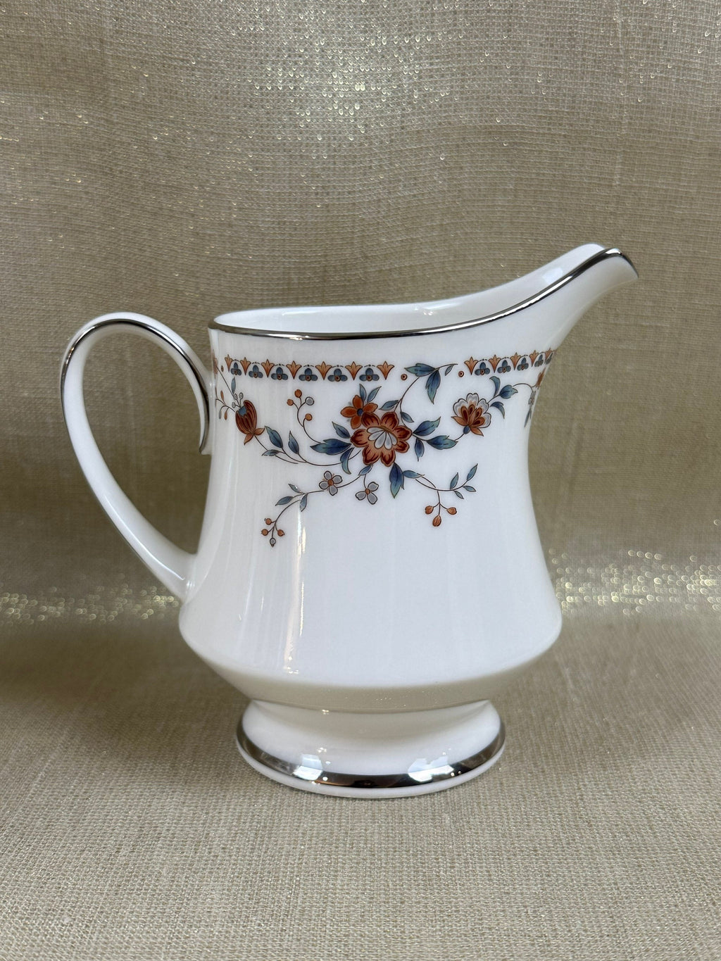 Noritake Adagio Creamer and Sugar Bowl