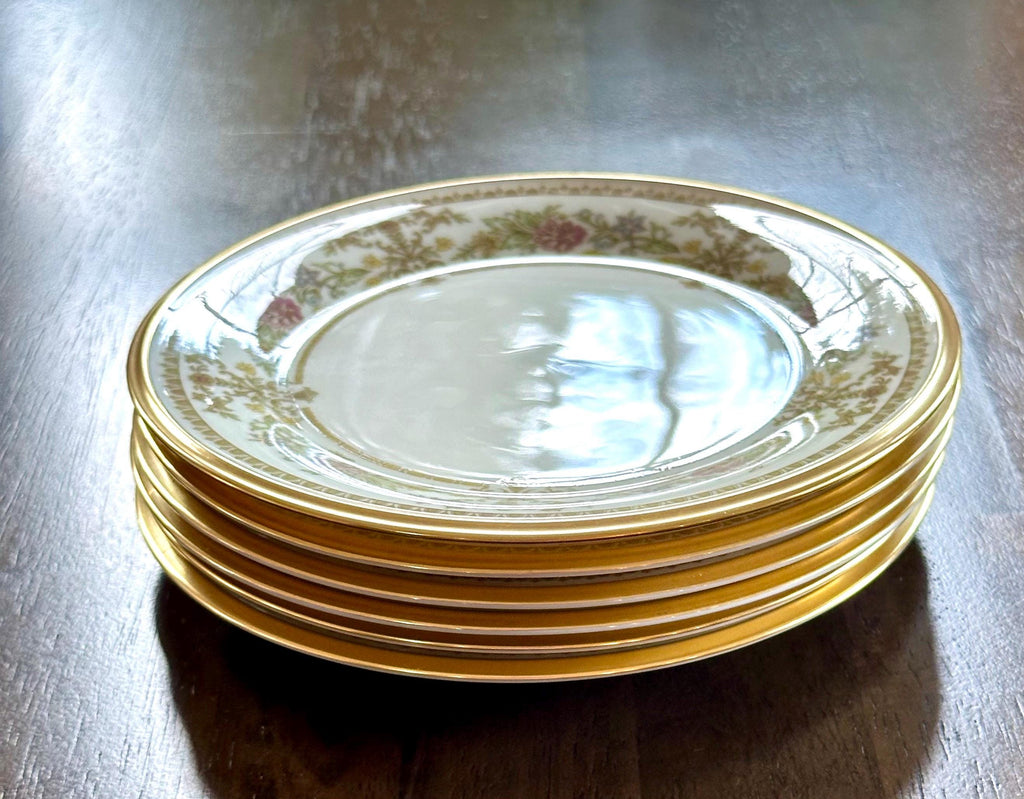 6 Lenox Castle Garden Bread Plates