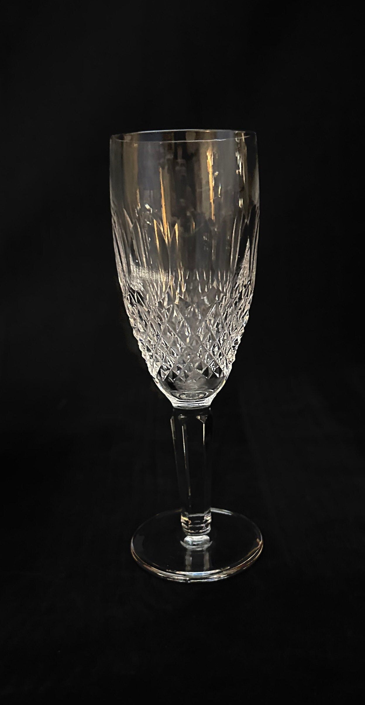 4 Waterford Crystal Tall Colleen Champagne  Flutes