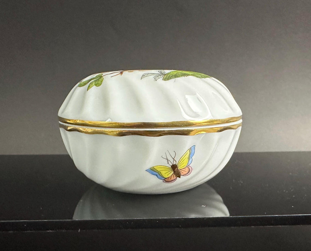 Herend Rothchilds Bird Trinket Box