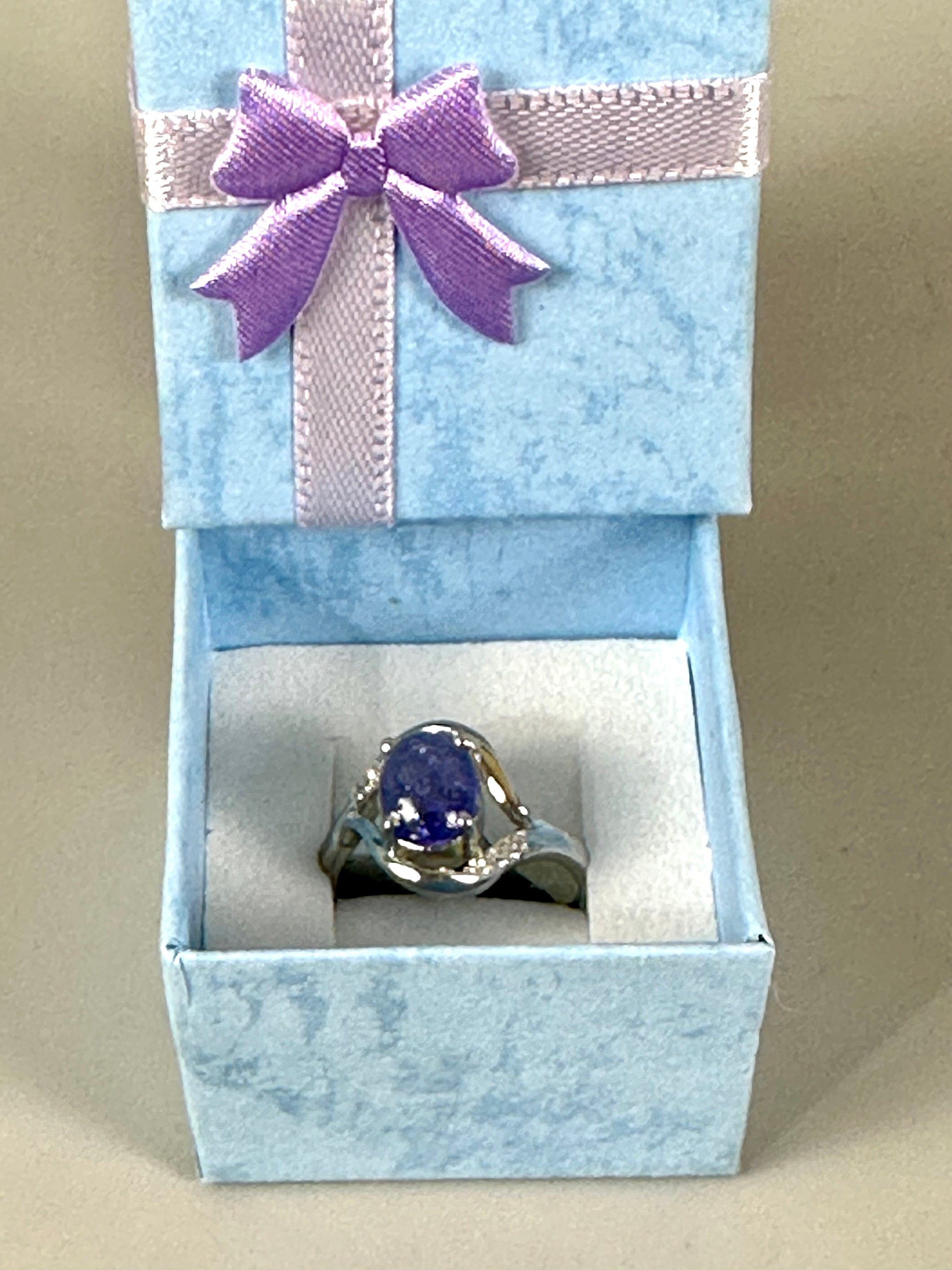 Tanzanite and Sterling Silver Ring