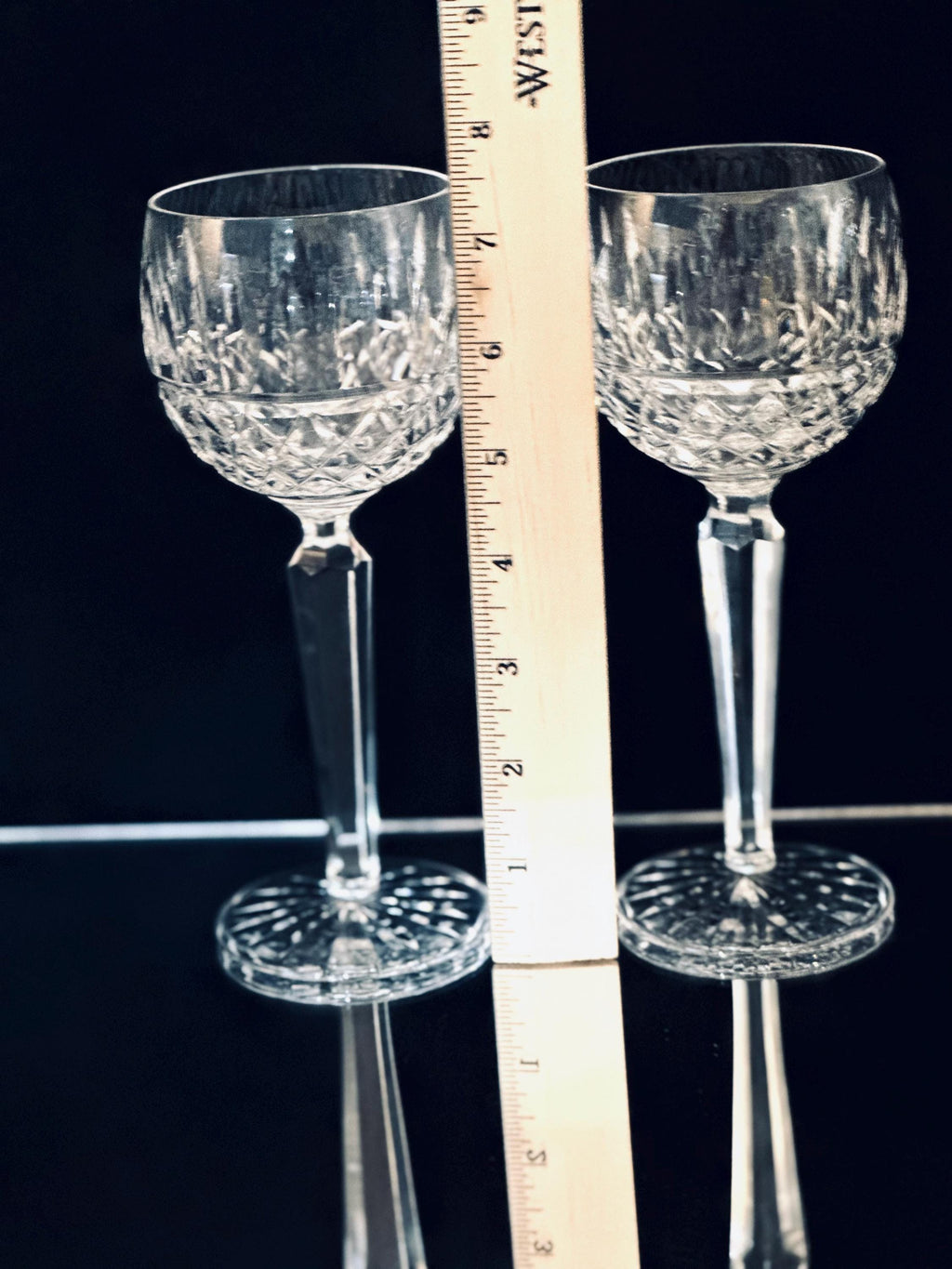 4 Waterford Maeve Hock Wine Glasses