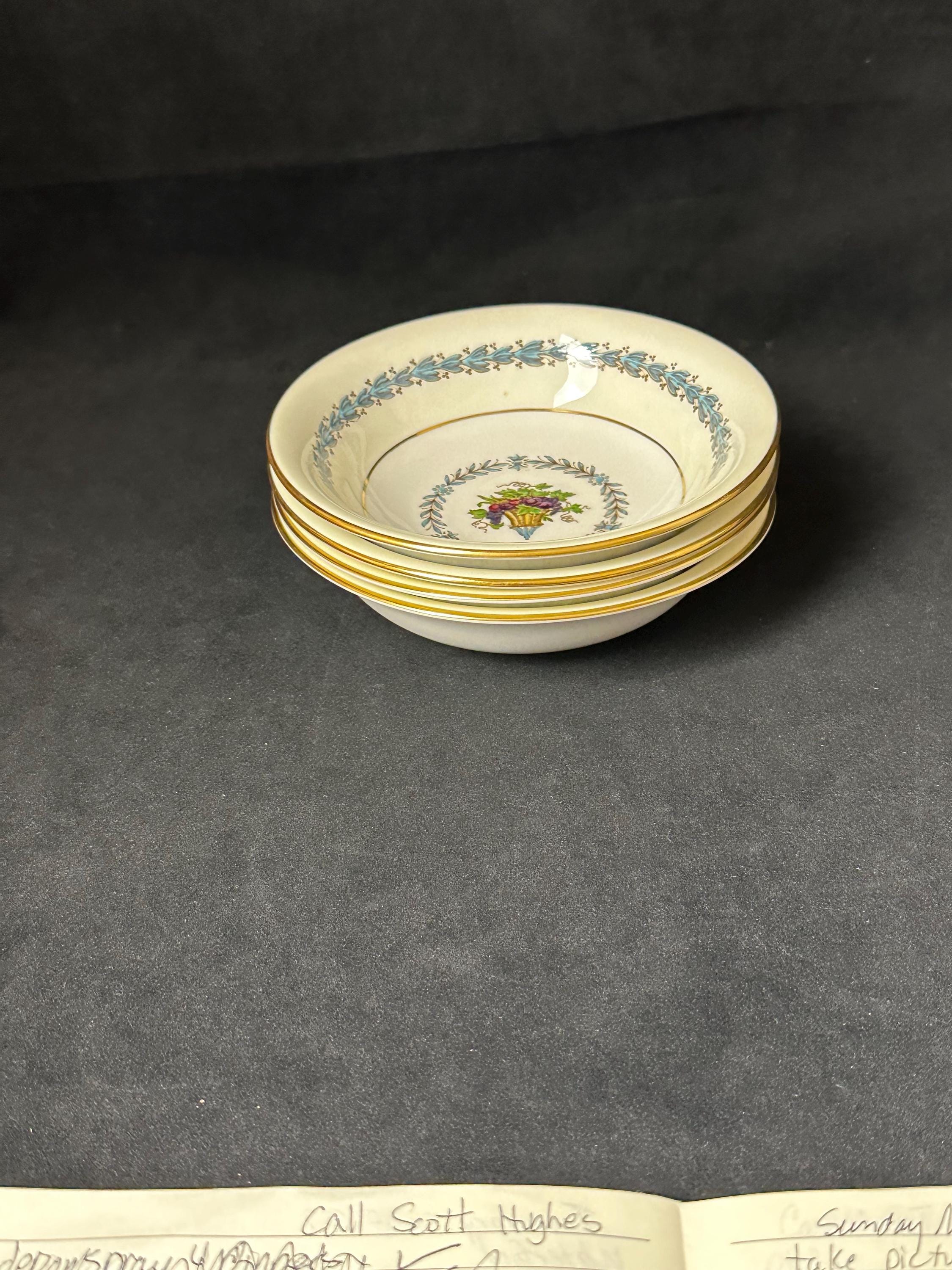 4 Wedgwood Appledore Cereal Bowls
