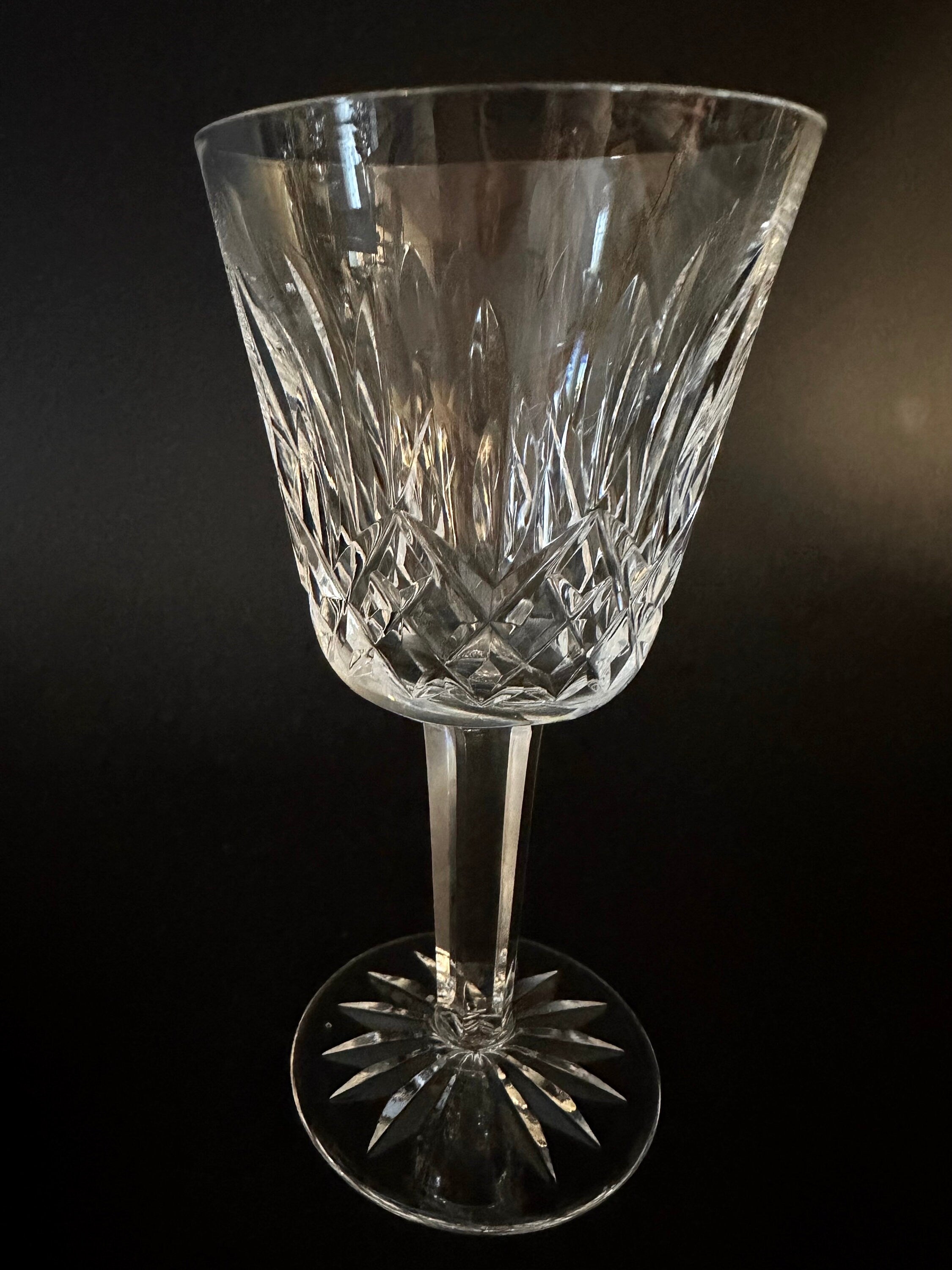 4 Waterford Crystal Lismore Claret Glasses