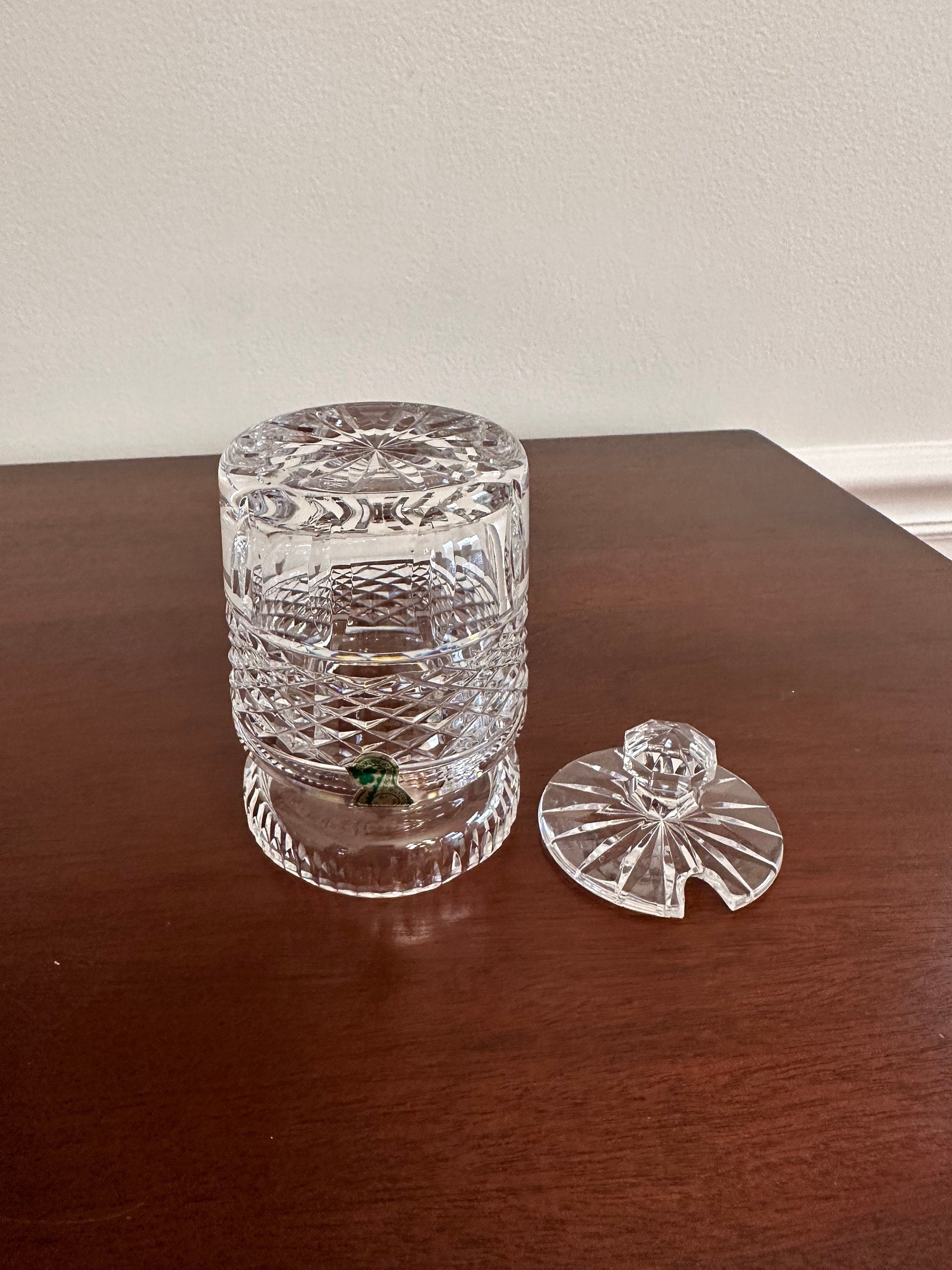 Waterford Alana Crystal Honey Jar Jelly Jam