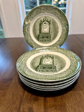 6 Old Curiosity Shop Bread Plates by Royal China