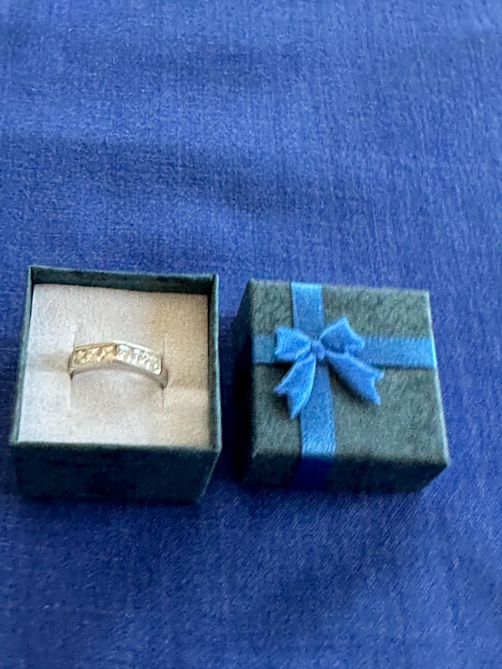 Vintage Sterling Silver and Cubic Zirconia Ring