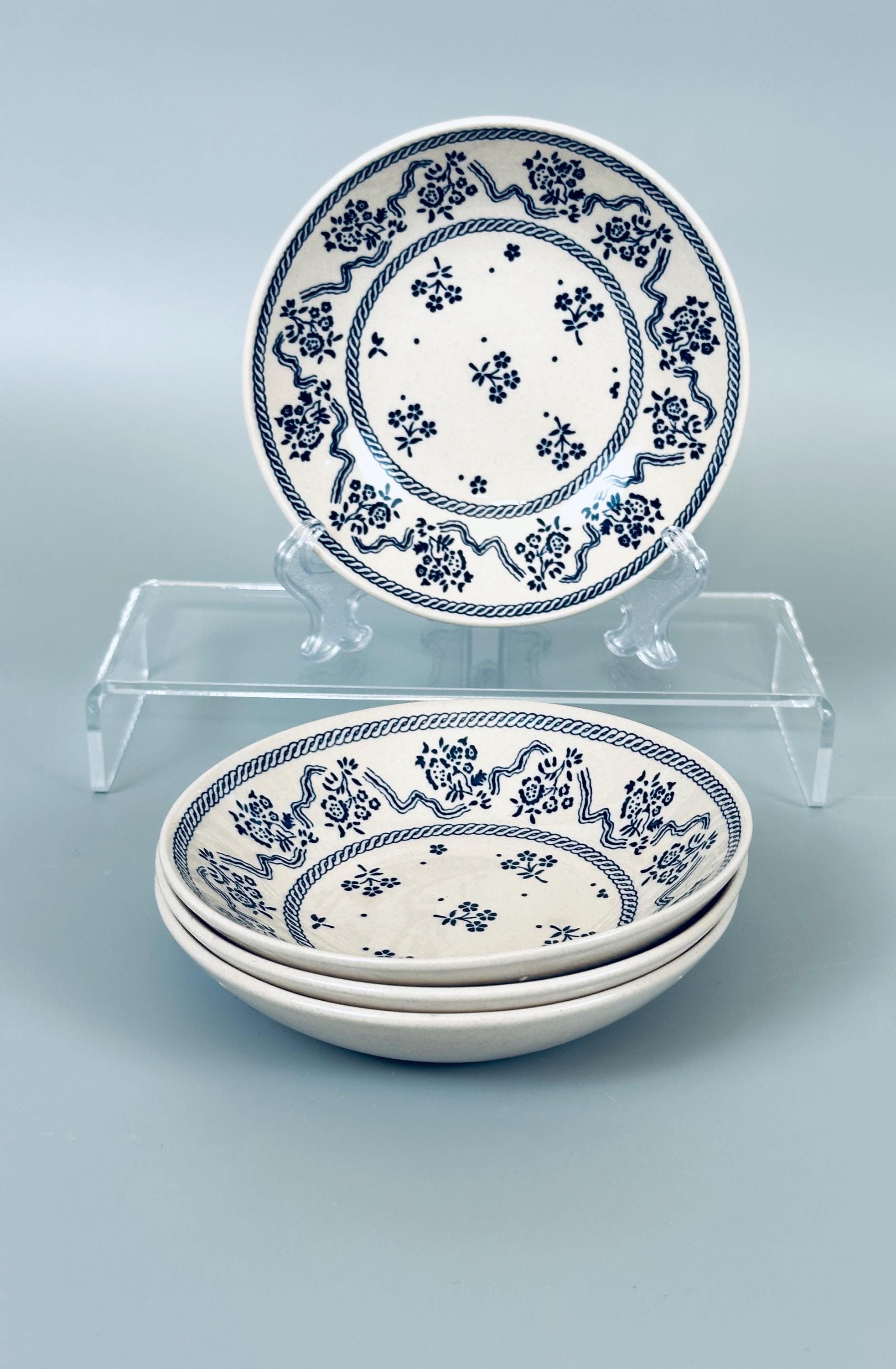 4 Johnson Brothers Petite Fleur Fruit Dessert Bowls by Laura Ashley