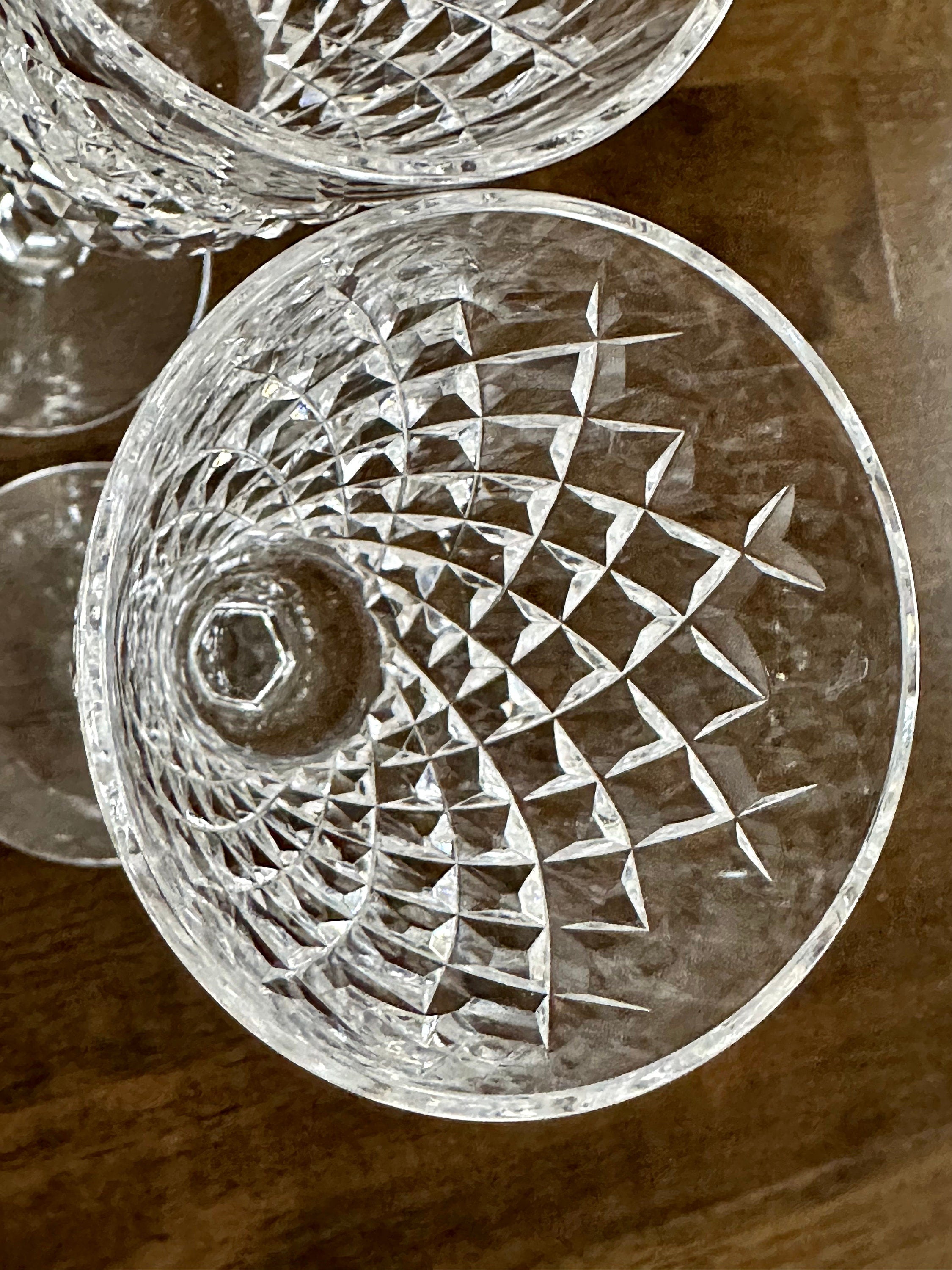 2 Waterford Crystal Alana Sherry Glasses