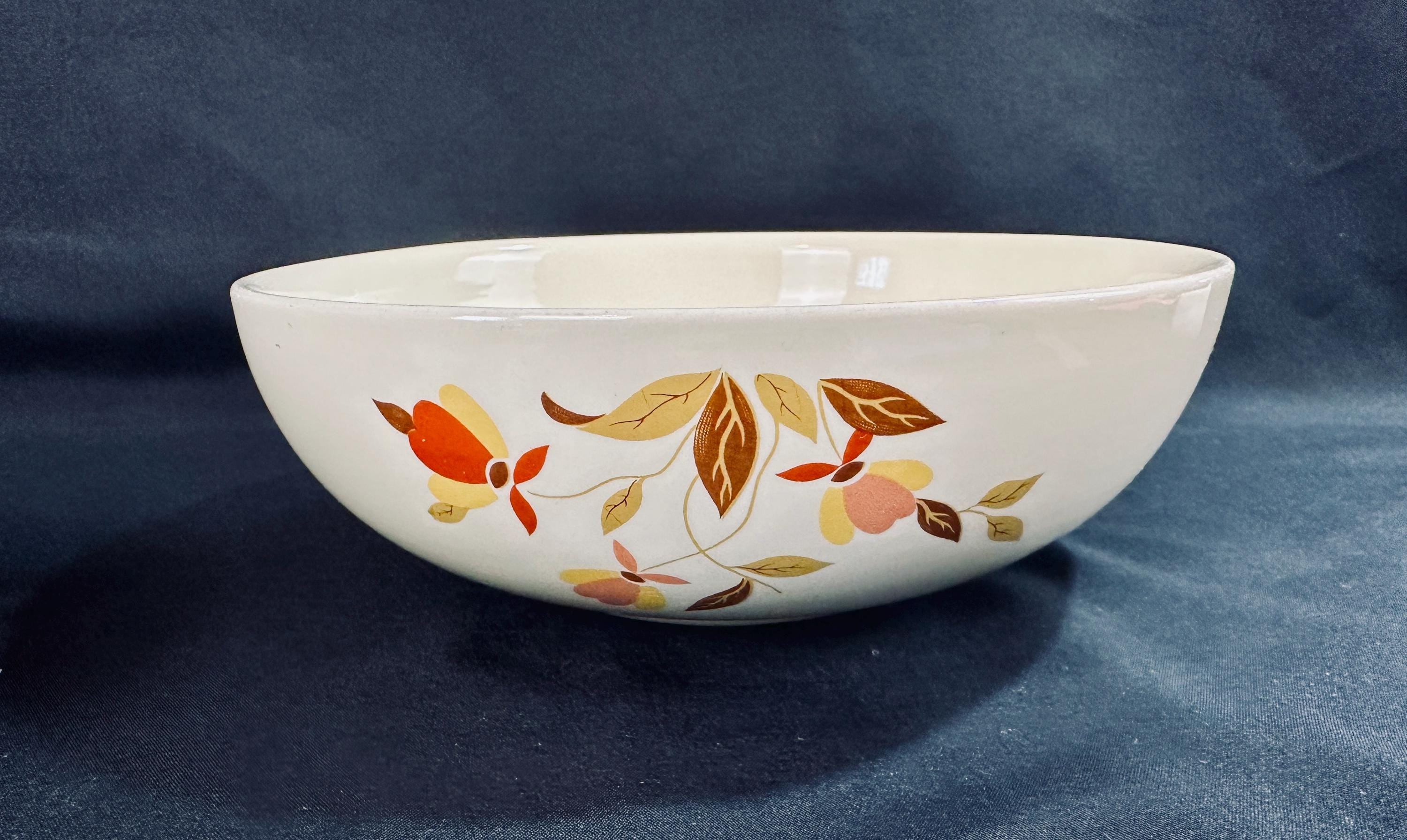 Hall Pottery Autumn Leaf Serving Bowl