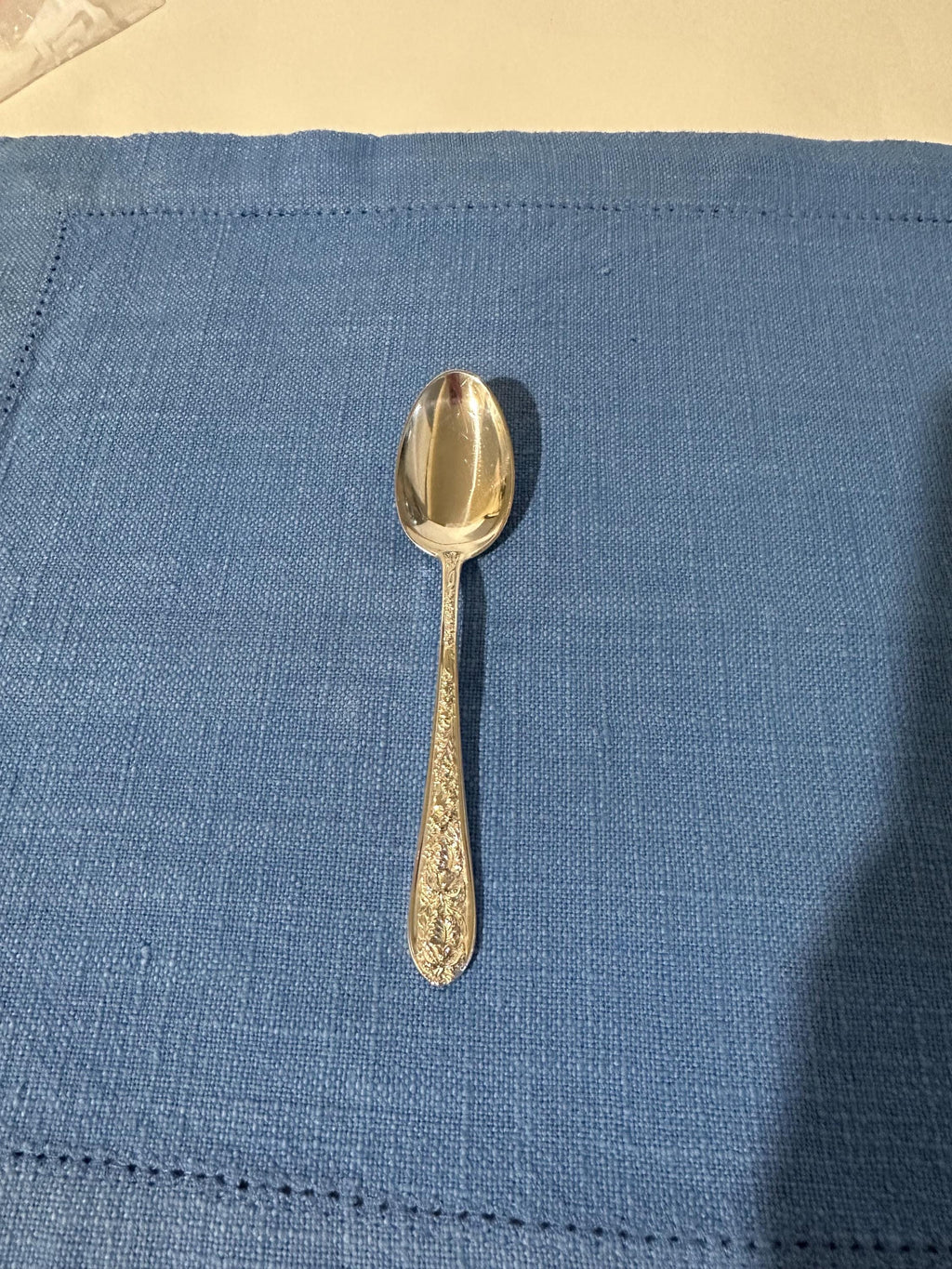 Stieff Corsage Sterling Silver Teaspoon - 5 O’Clock Spoon