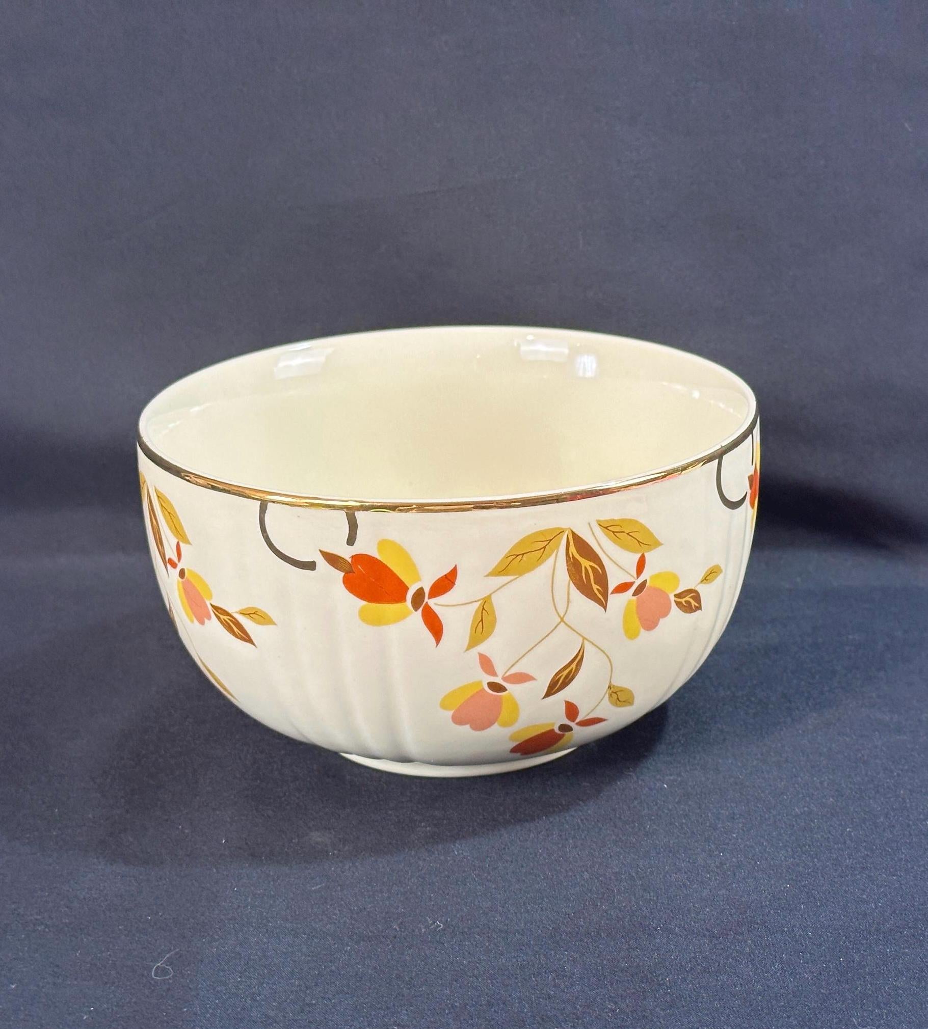 Hall Pottery Autumn Leaf Mixing Bowl