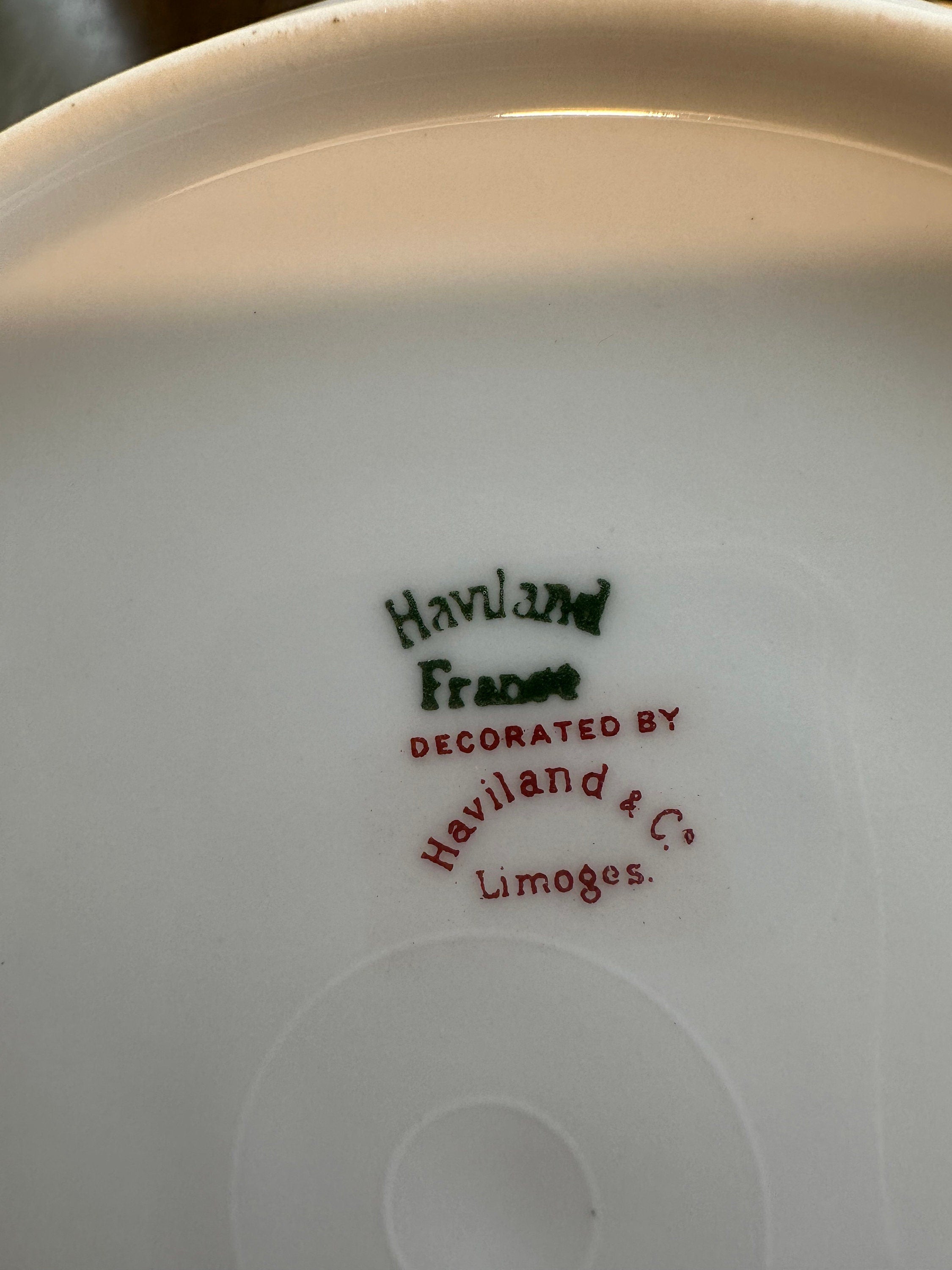 Vintage Haviland Limoges Yale Covered Bowl