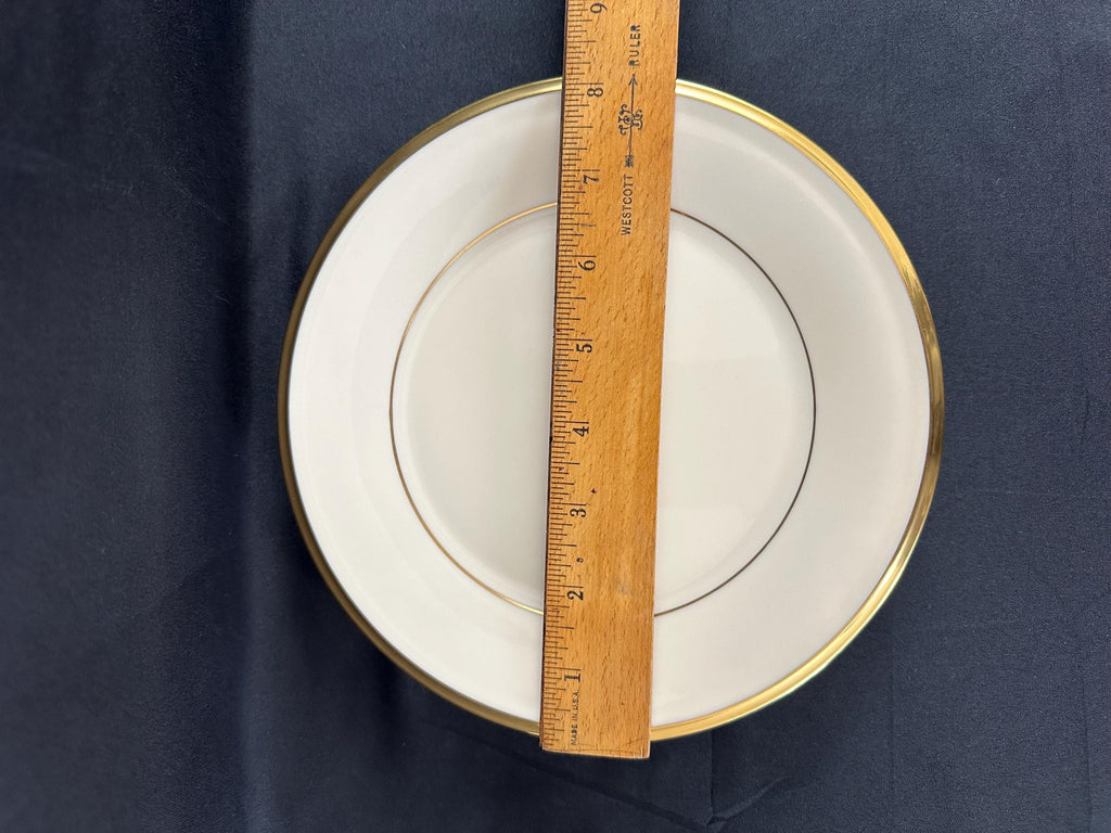 4 Lenox Eternal Salad Plates