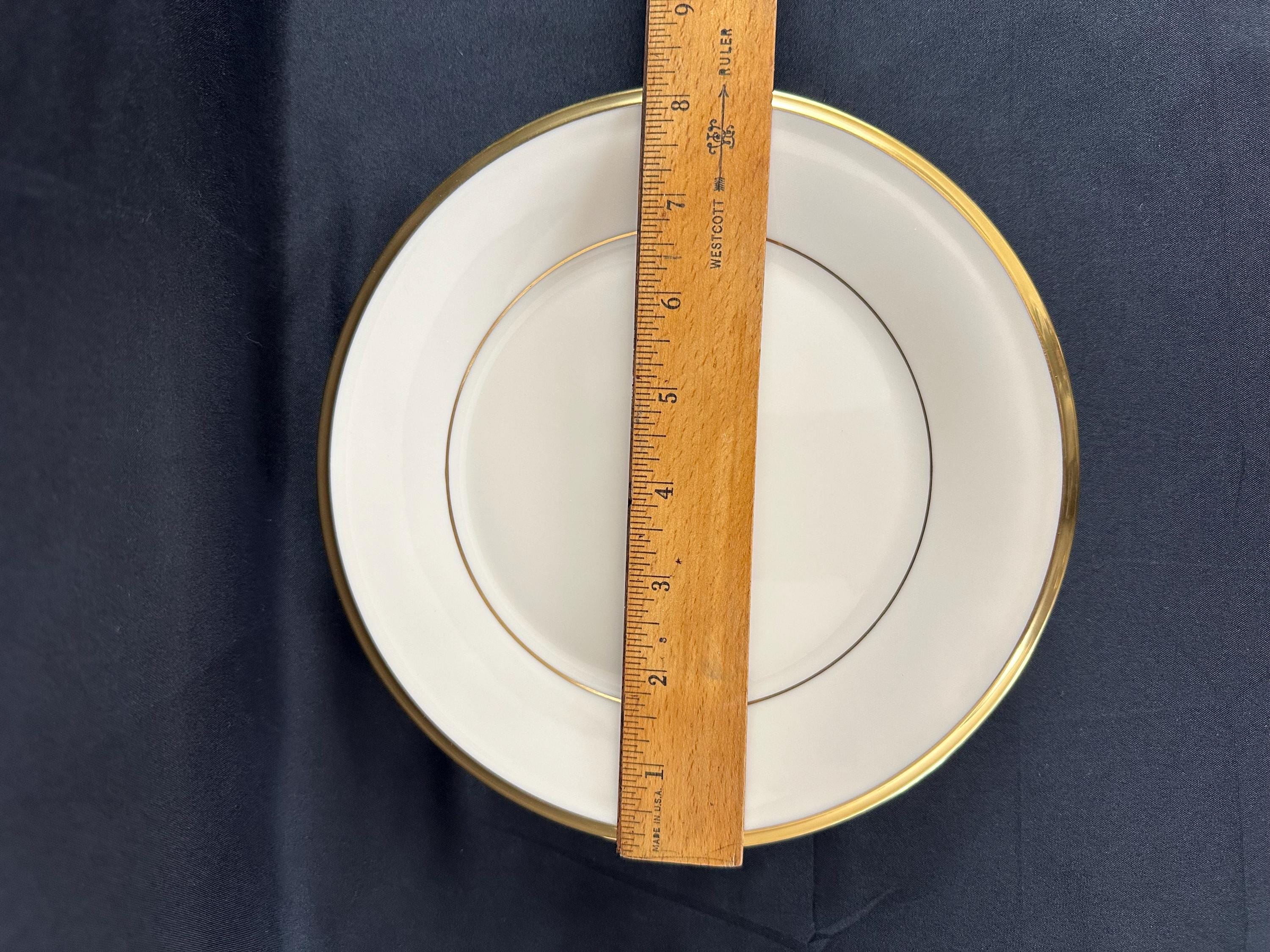 4 Lenox Eternal Salad Plates