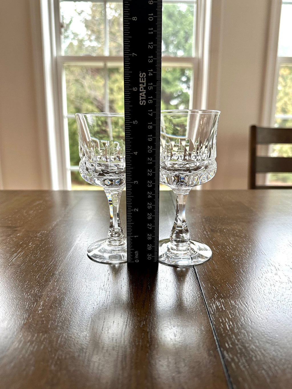 2 Kosta Boda Prince Crystal Water Goblets