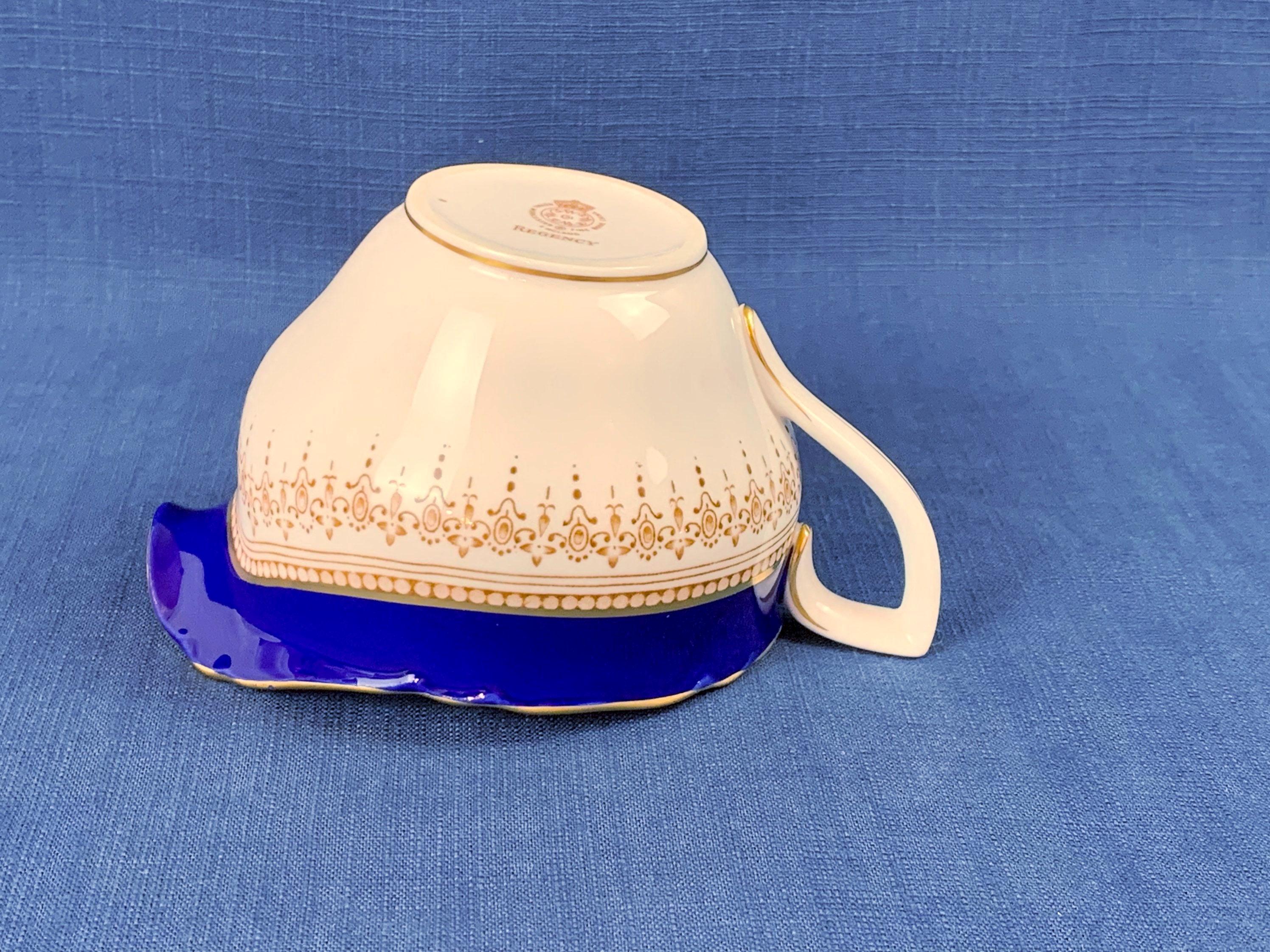 Royal Worcester Regency Cobalt Creamer