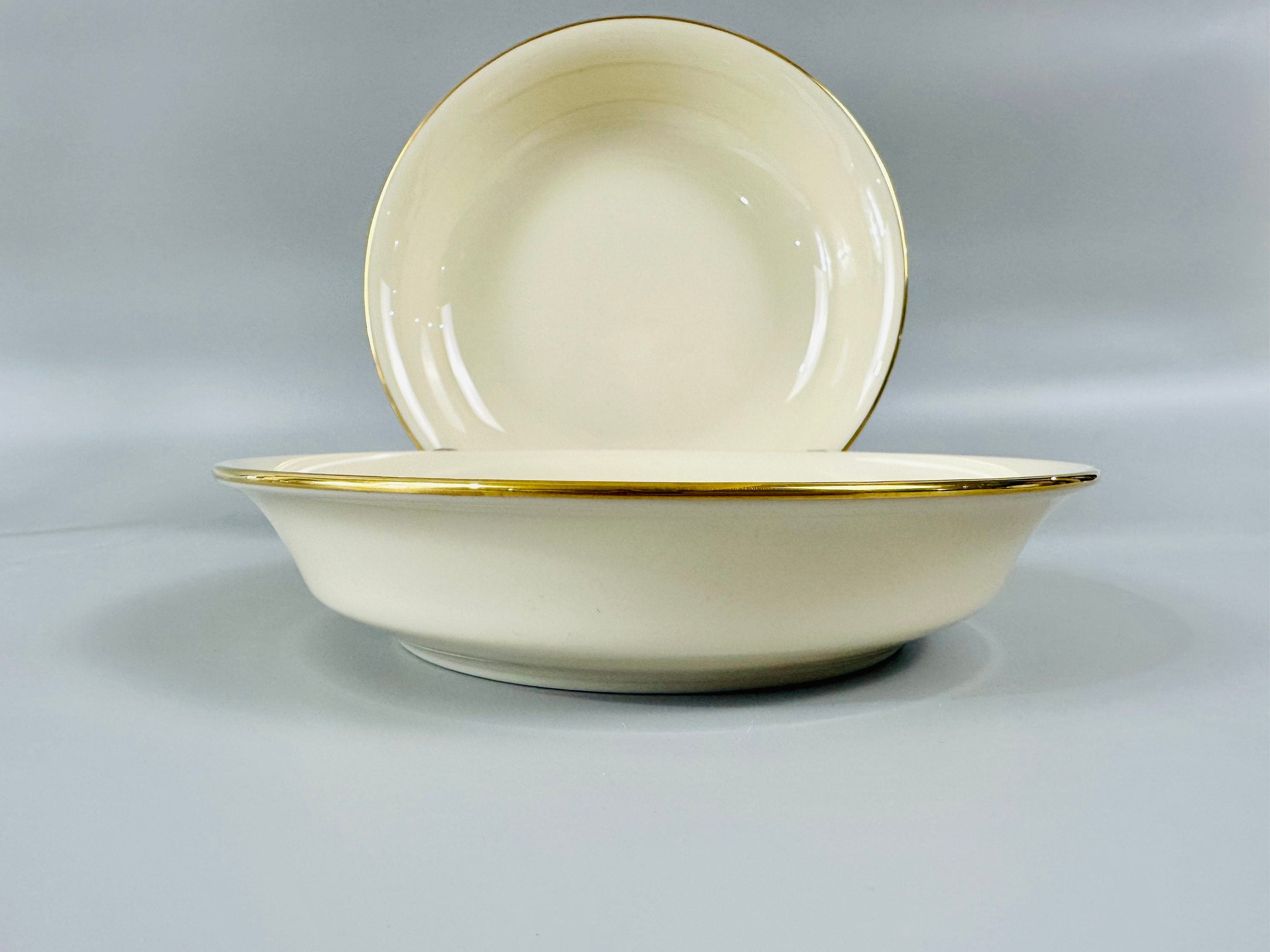 2 Lenox Hayworth Soup Bowls