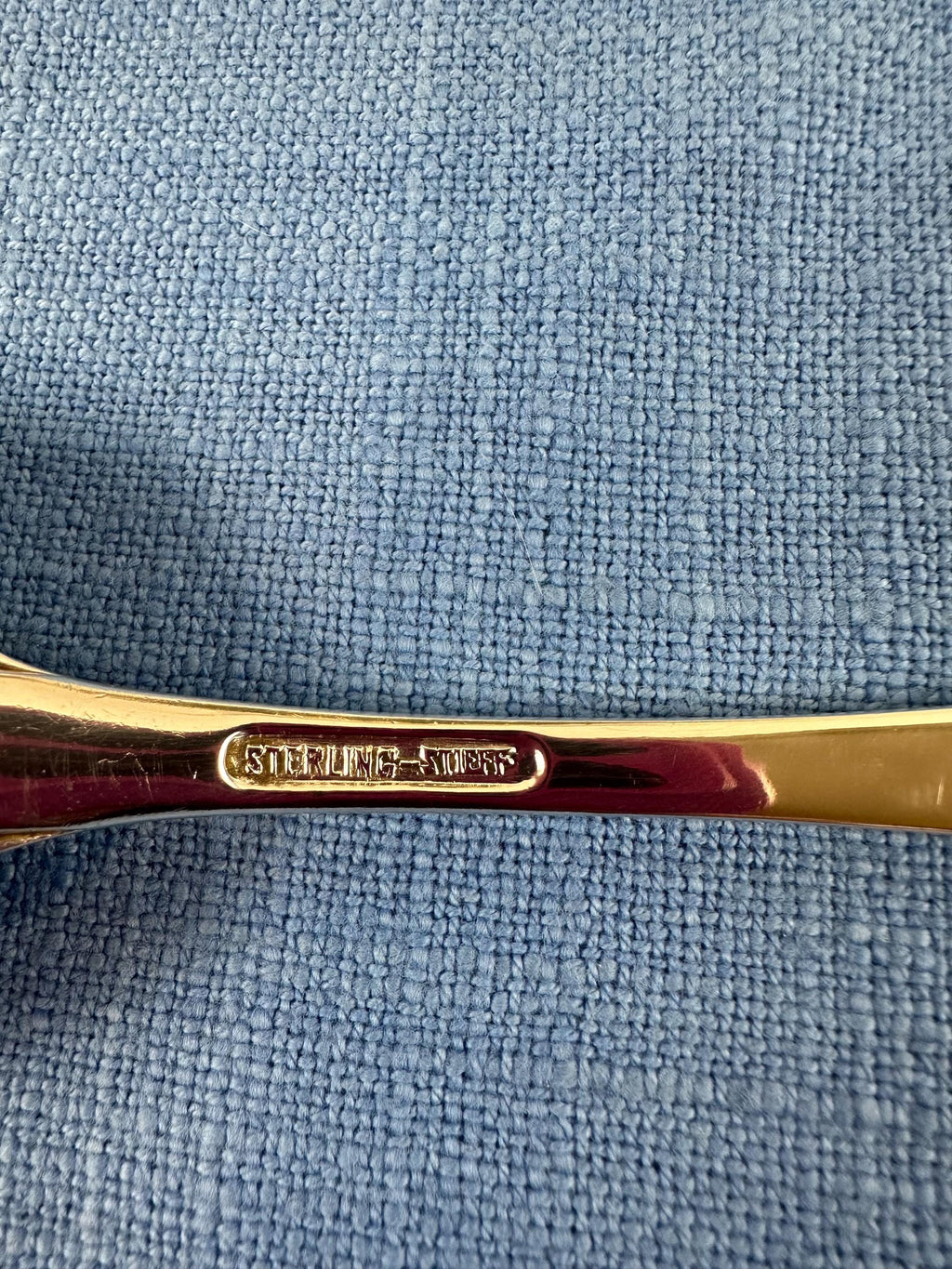 Stieff Rose Large Sterling Serving Spoon