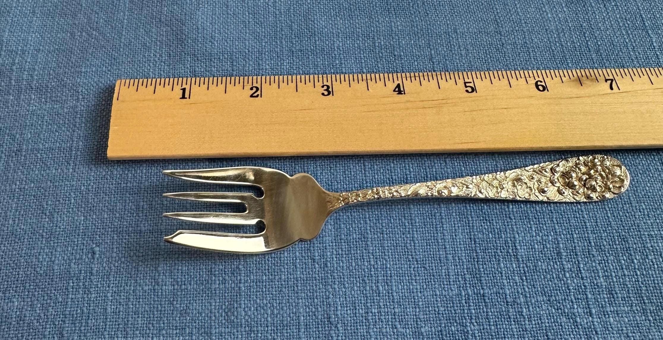 Stieff Rose Sterling Salad Fork