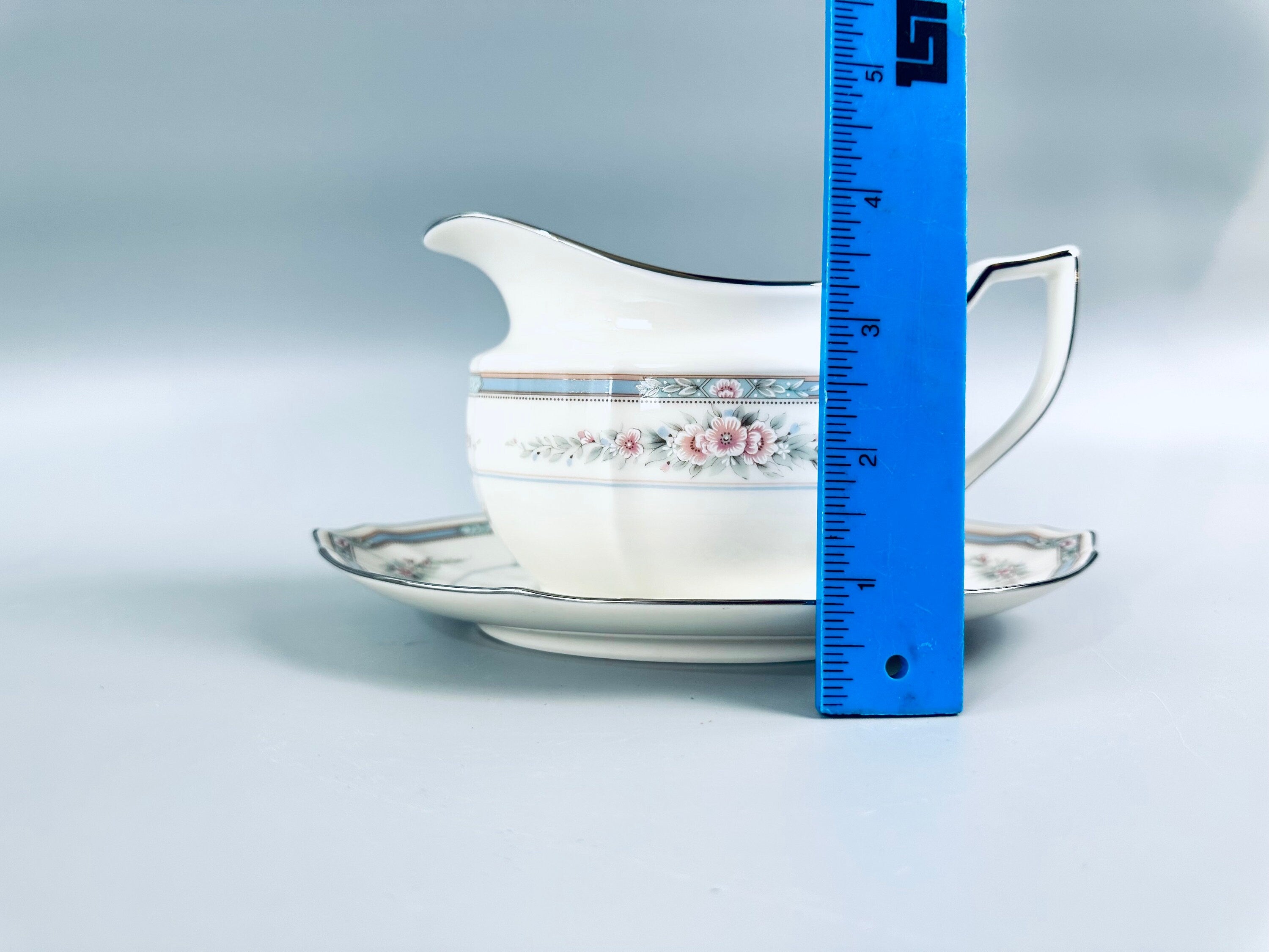 Noritake Rothschild Gravy Boat and Underplate