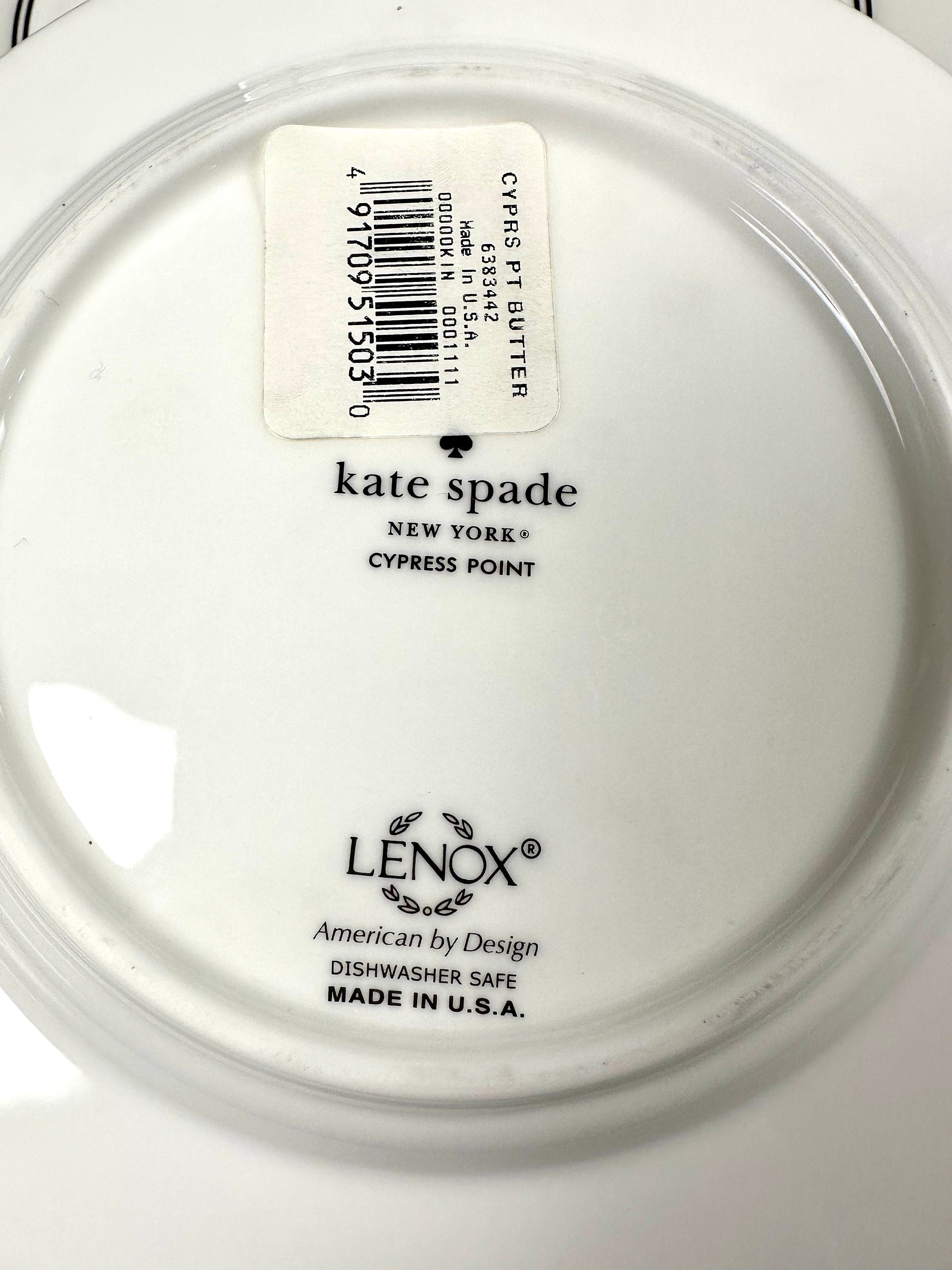 5 Kate Spade Cypress Point Bread Plates