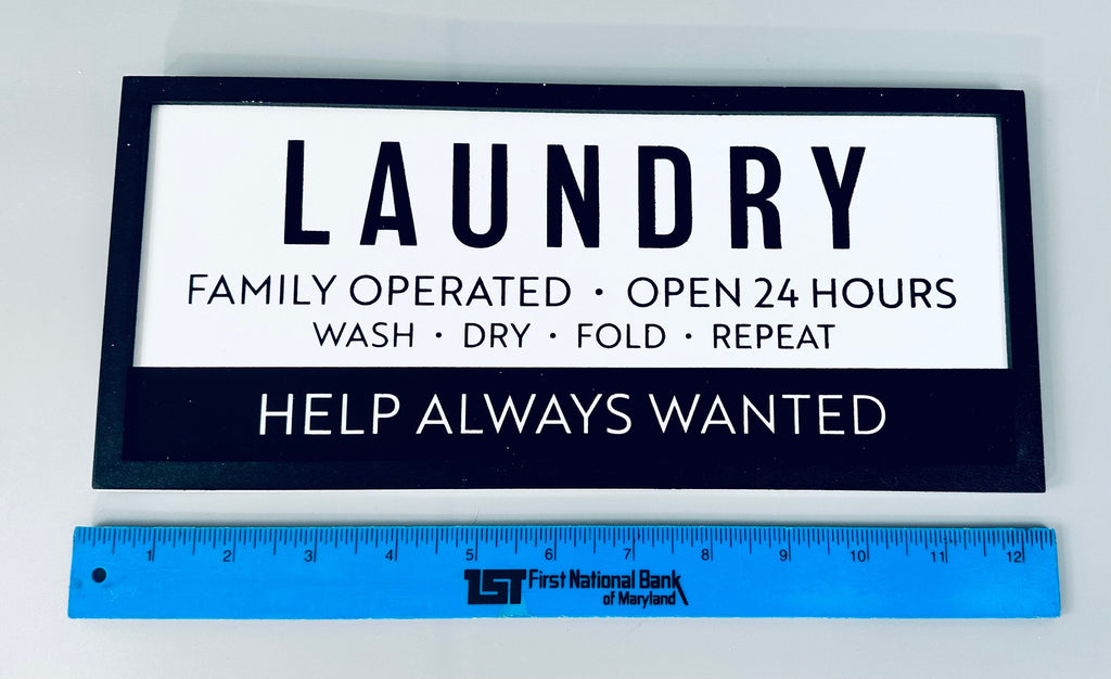 2 Laundry Room Signs Funny Decor