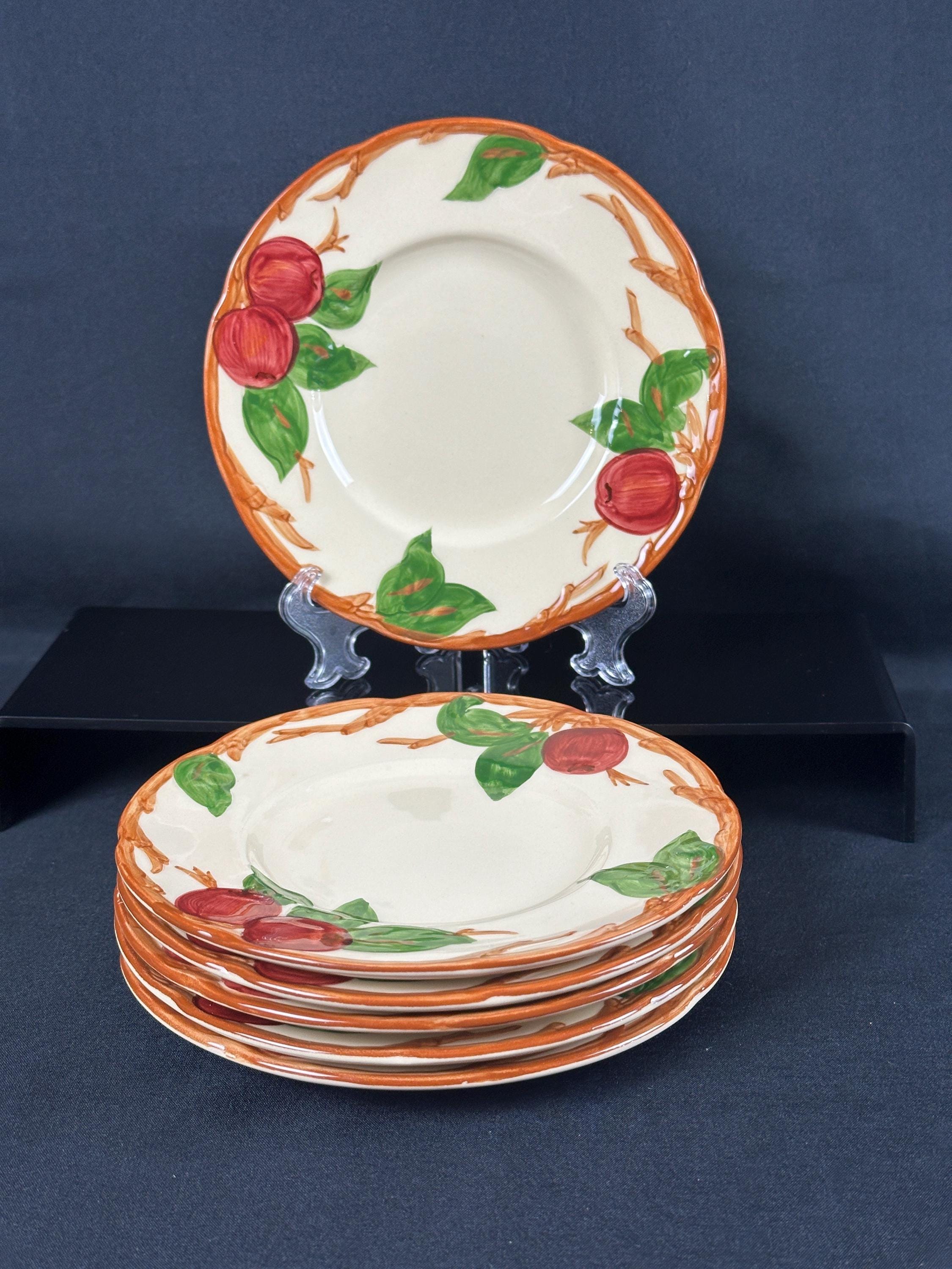 6 Franciscan Apple Bread Plates