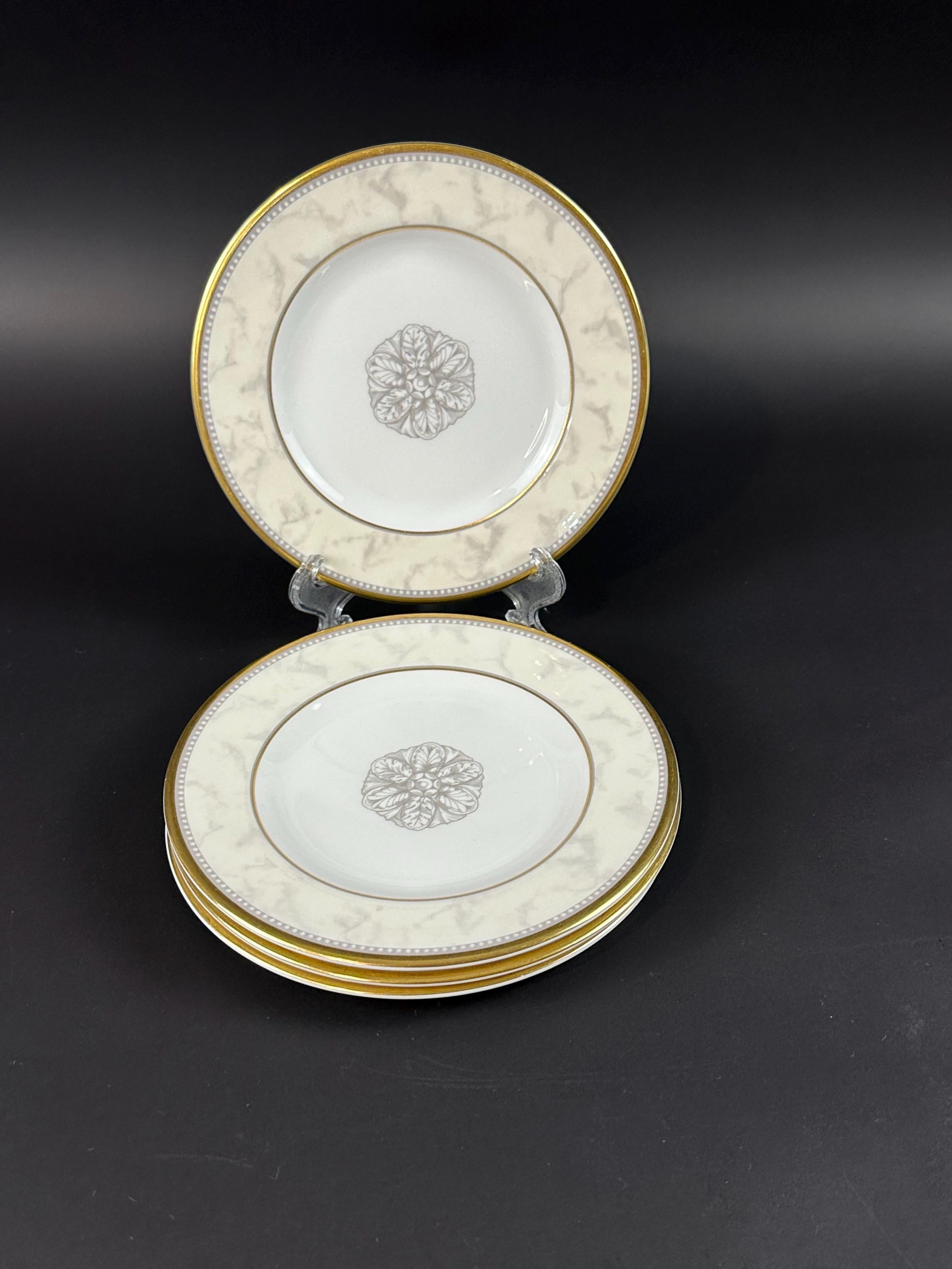 4 Royal Doulton Naples Bread Plates