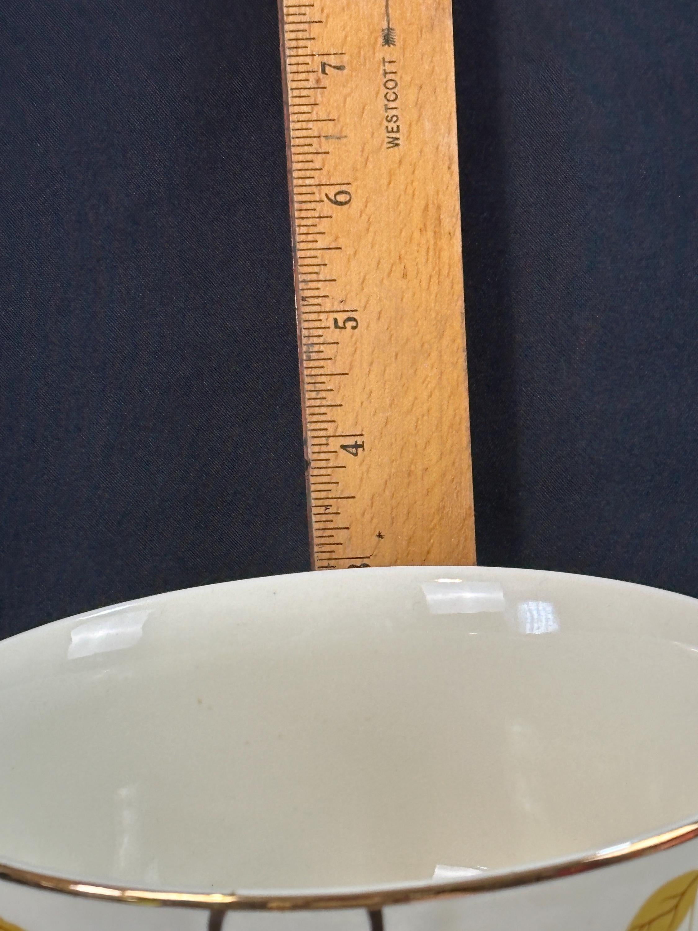 Hall Pottery Autumn Leaf Mixing Bowl