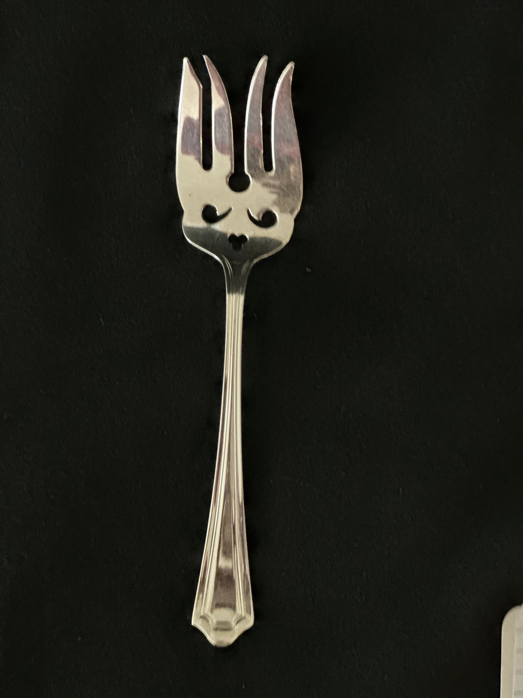 Antique Mary Warren Sterling Serving Fork by Manchester Silver