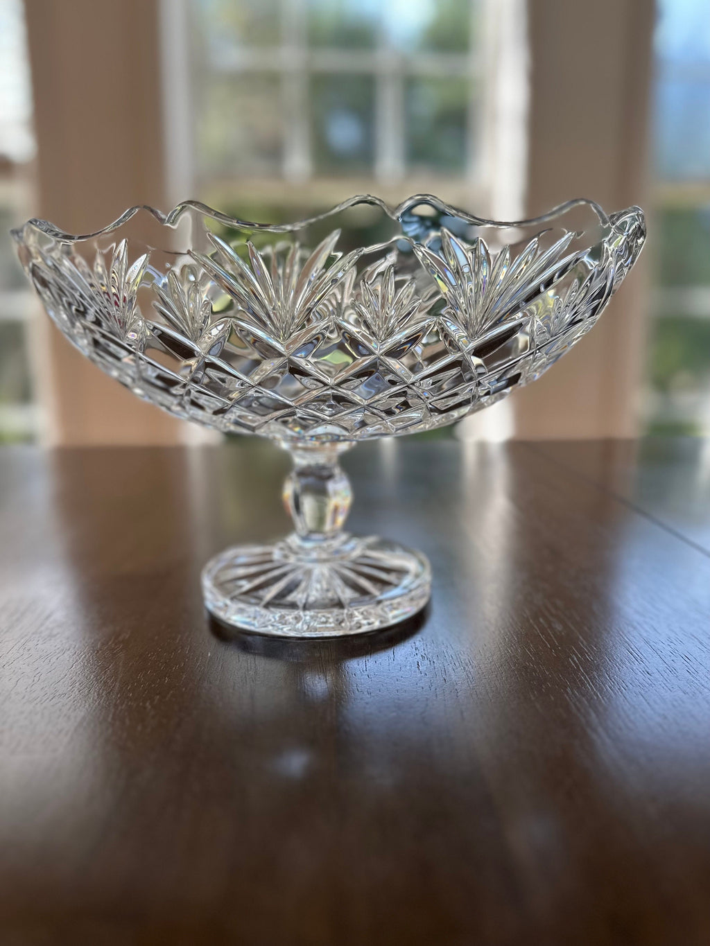 Waterford Irish Treasures Footed Oval Bowl Signed by Master Artist