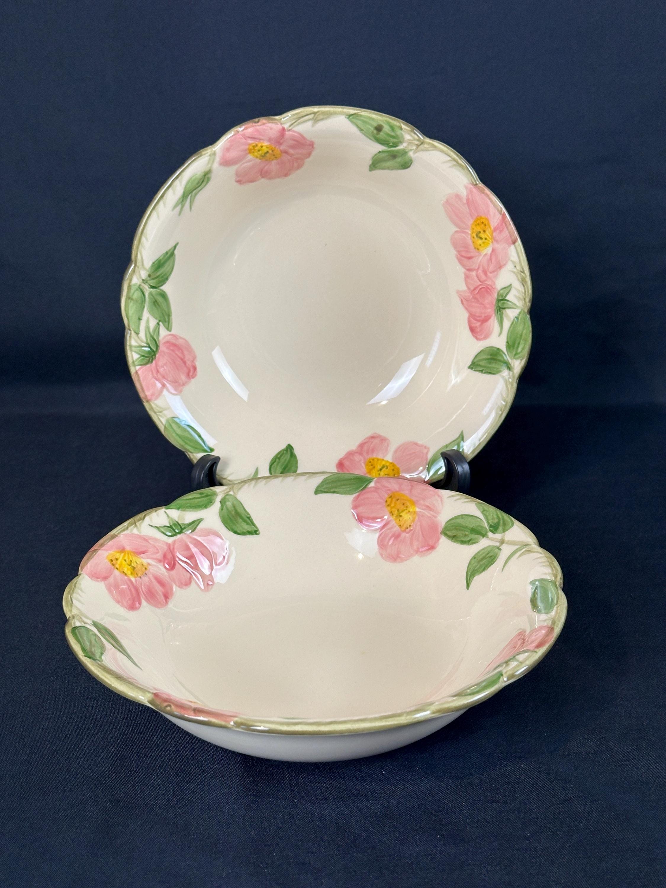 2 Franciscan Desert Rose Serving Bowls USA